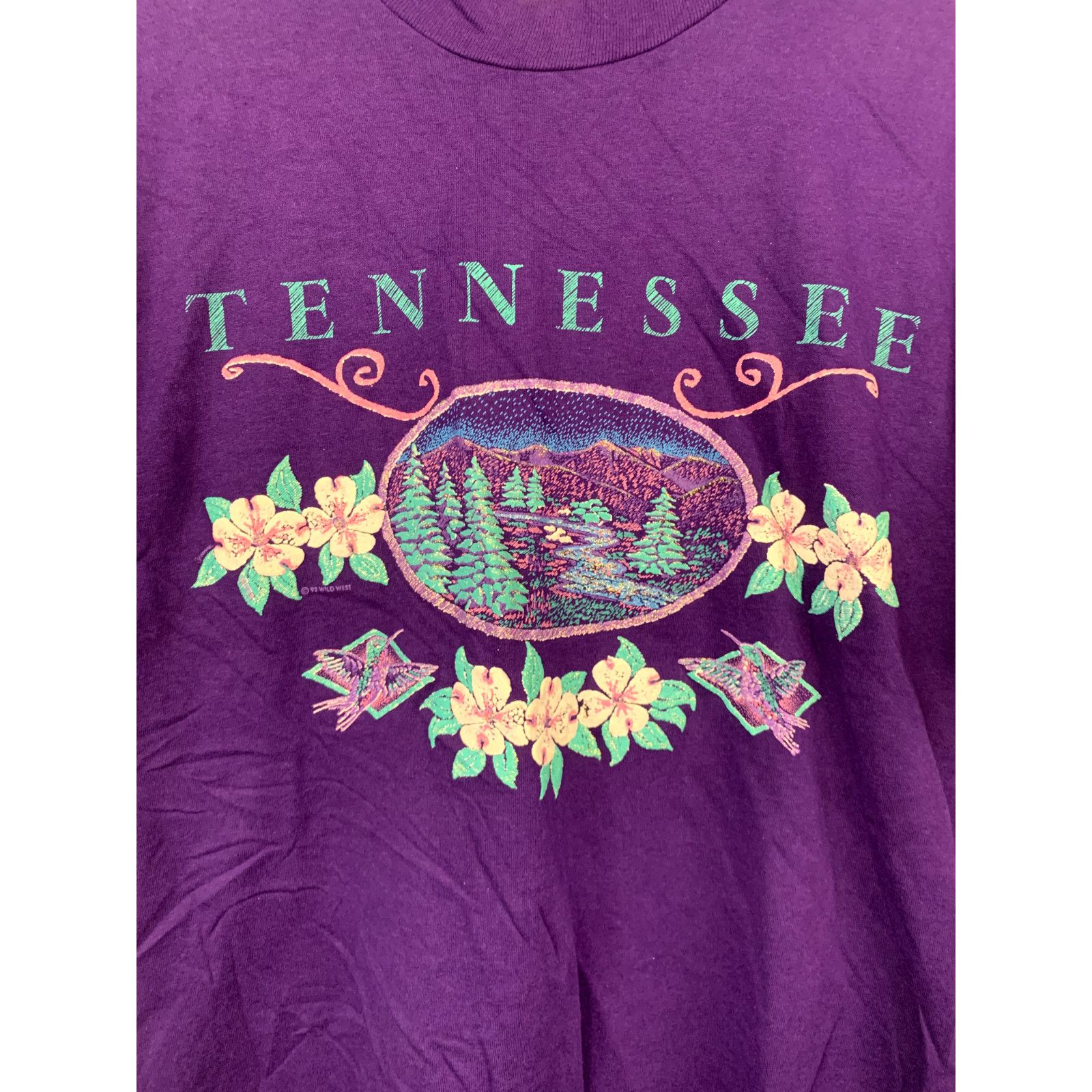 Jerzees Vintage Tennessee Shirt Jerzees TN T-Shirt 1992 VTG 90s L Size US L / EU 52-54 / 3 - 2 Thumbnail