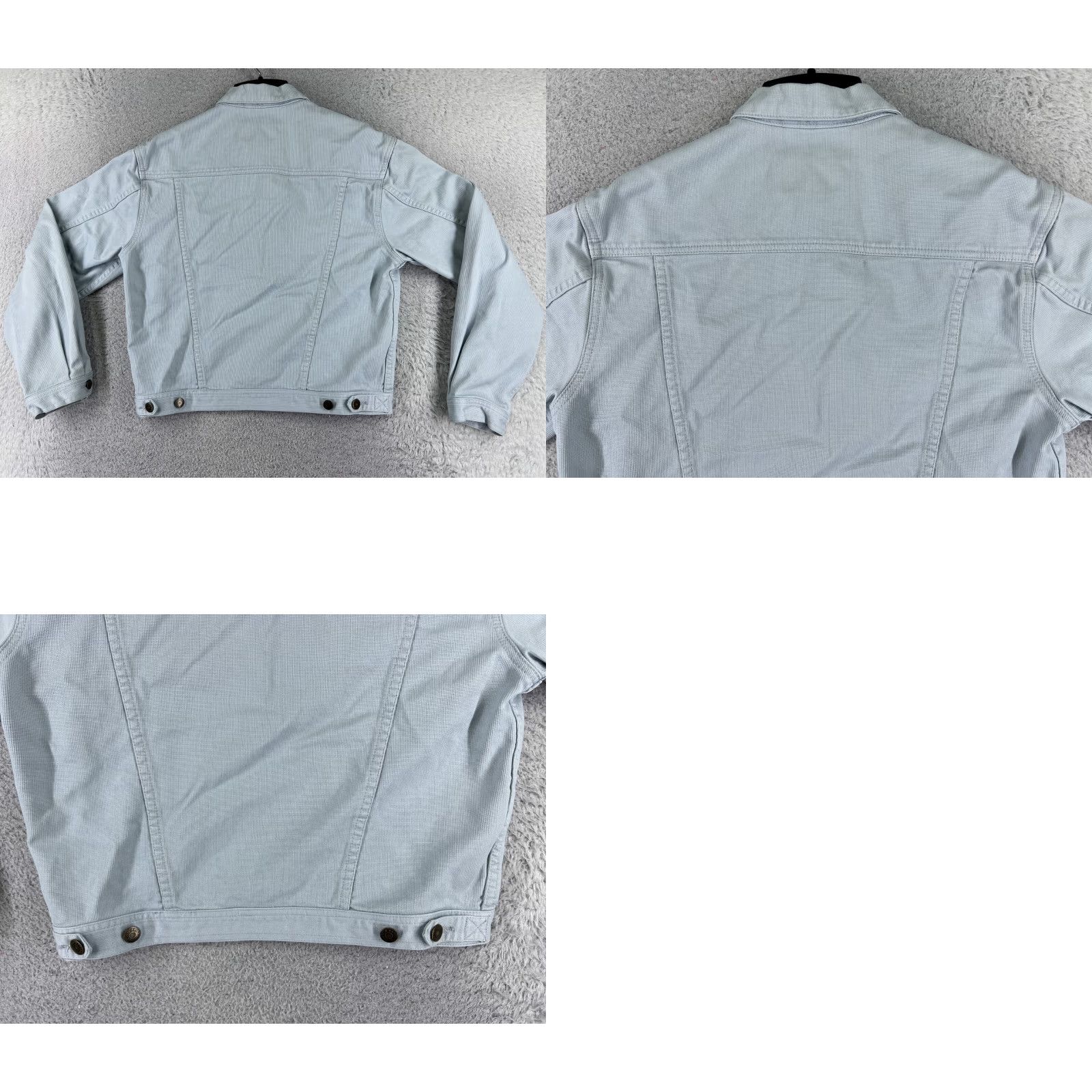 Eddie Bauer VINTAGE Eddie Bauer Jacket Women Medium Blue Denim Crop Y2K Button 100% Cotton Trucker Size M / US 6-8 / IT 42-44 - 9 Thumbnail