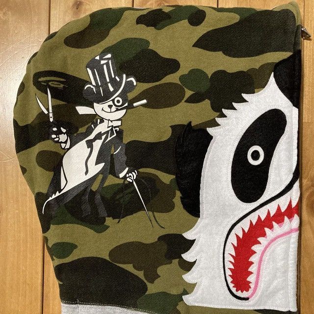 Bape BAPE Panda Full Zip Hoodie 1st camo green a bathing ape Size US S / EU 44-46 / 1 - 4 Thumbnail