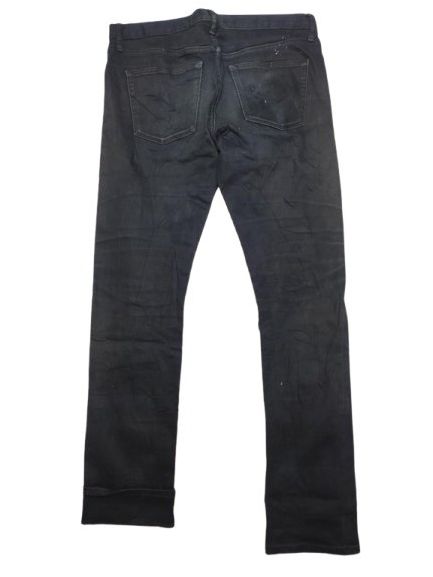 Uniqlo UNIQLO DISTRESSED DENIM BLACK SELVEDGE Size US 34 / EU 50 - 4 Thumbnail