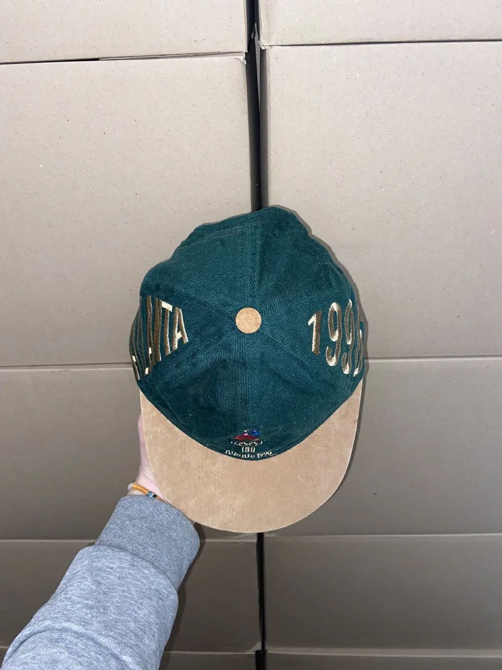 USA Olympics 🦅VINTAGE 1996 ATLANTA OLYMPIC Y2K CAP DAD HAT USA AMERICA Size ONE SIZE - 11 Thumbnail
