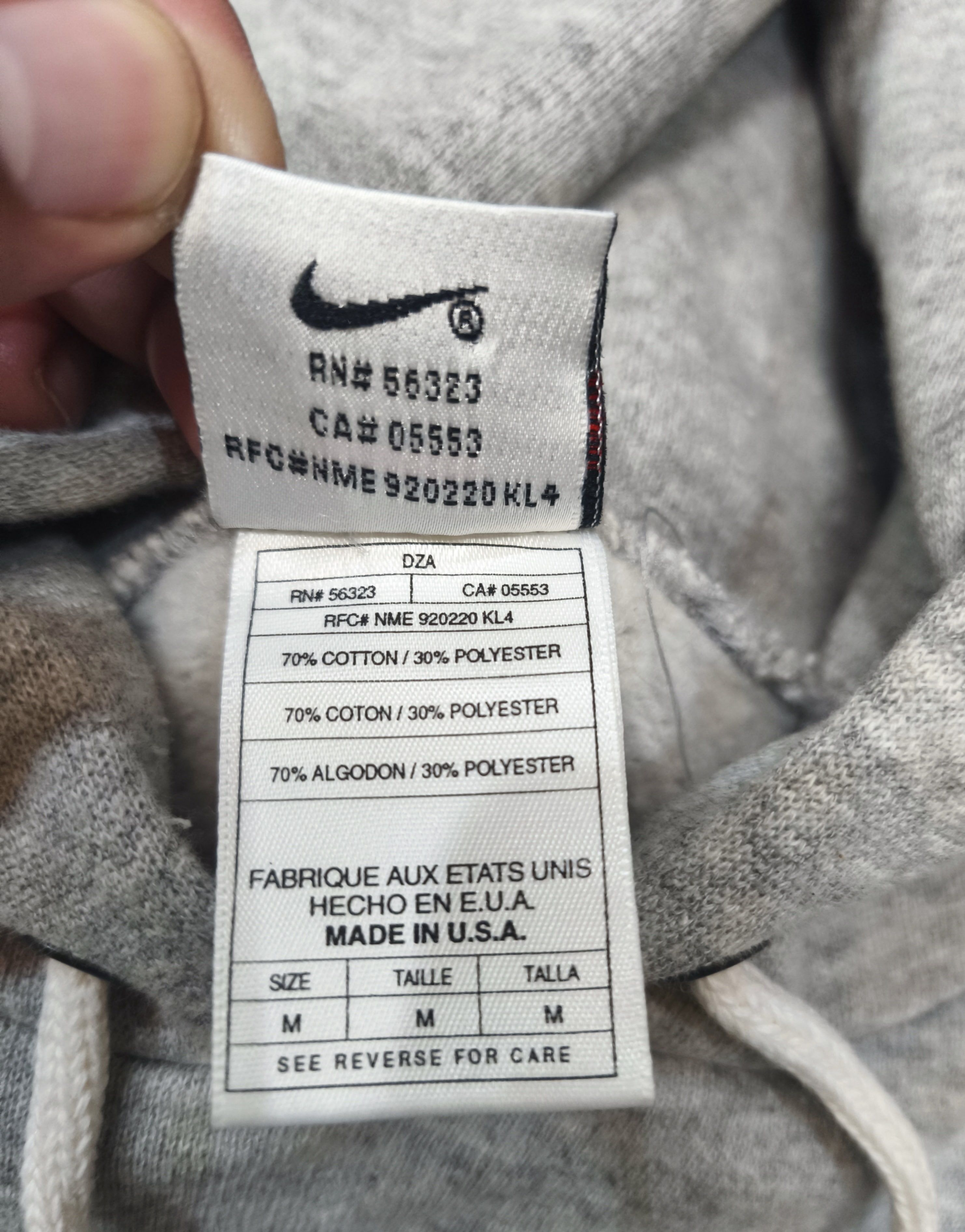 Nike RARE VINTAGE NIKE SIDE SWOOSH HOODED JACKET NWOT Size US M / EU 48-50 / 2 - 4 Thumbnail