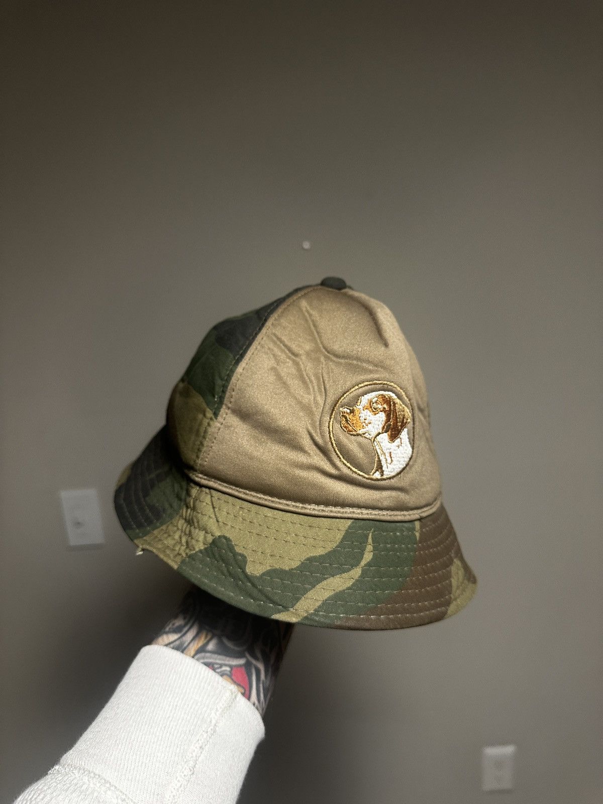 Vintage Vintage 80s/90s Camo Hunting Dog Bucket Hat Size ONE SIZE - 1 Thumbnail