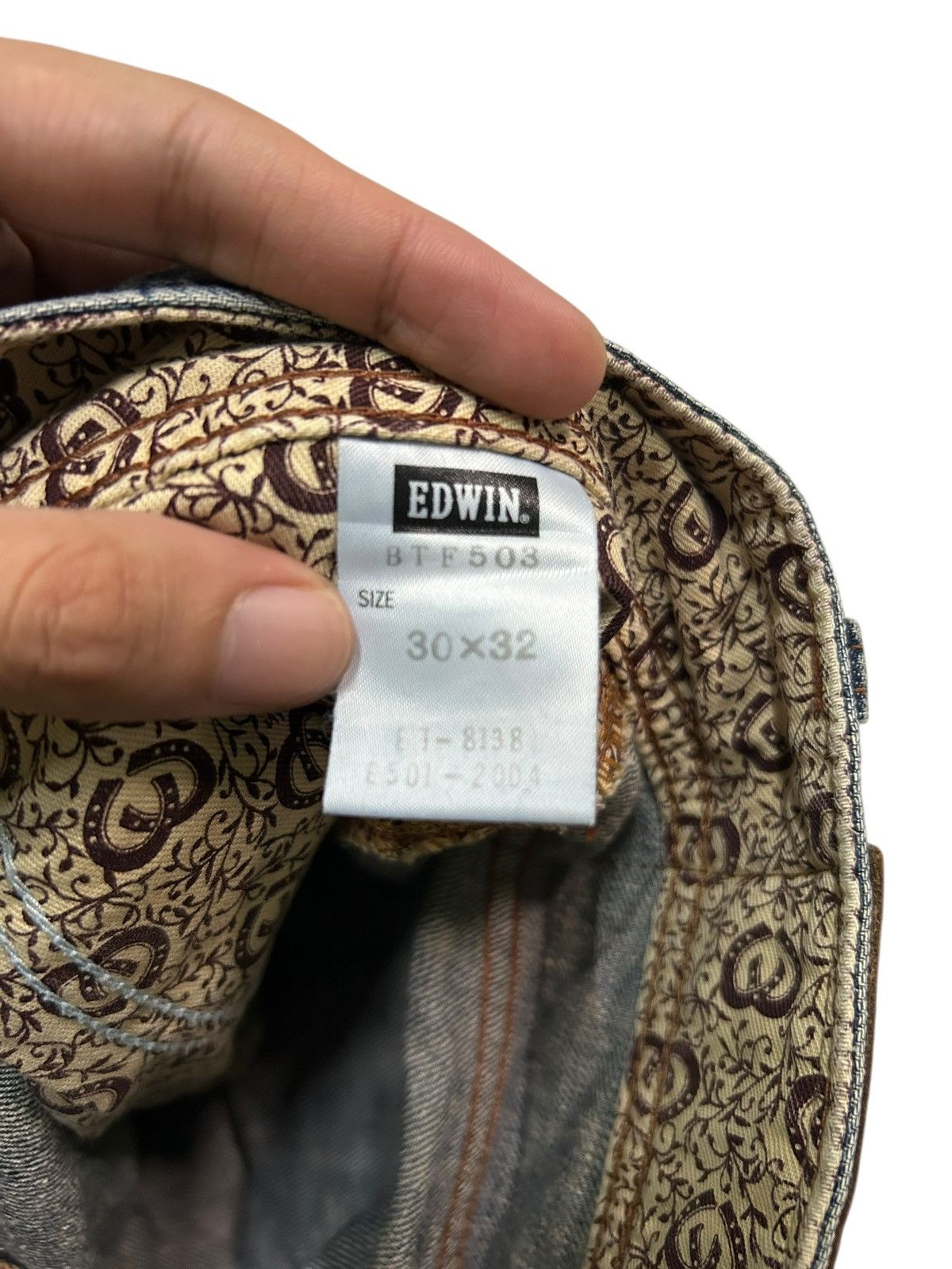 Edwin × If Six Was Nine × Kapital Rare Edwin Blue Trip Mud Wash Denim Jeans☠️☠️ Size US 31 - 14 Thumbnail