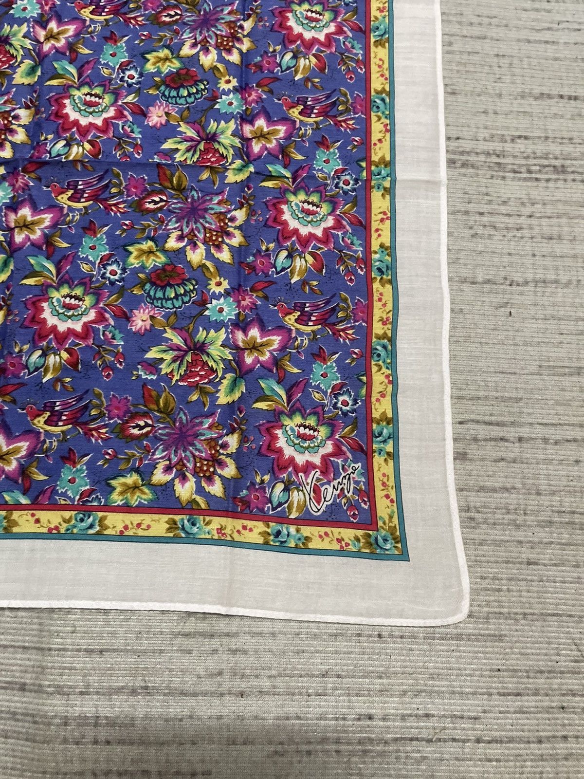 Kenzo Vintage Kenzo handkerchief bandana pocket square Size ONE SIZE - 3 Thumbnail