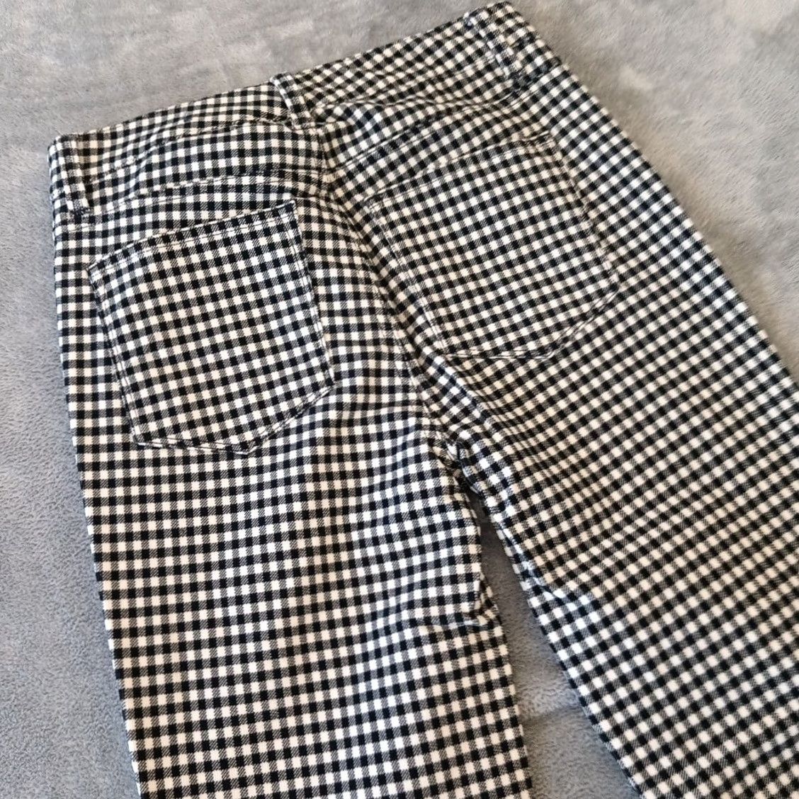 Talbots Talbots Womens Pants Size 2 Black Plaid Corduroy Ankle Pockets Mid Rise 28x30.5 Size 26" / US 2 / IT 38 - 7 Thumbnail