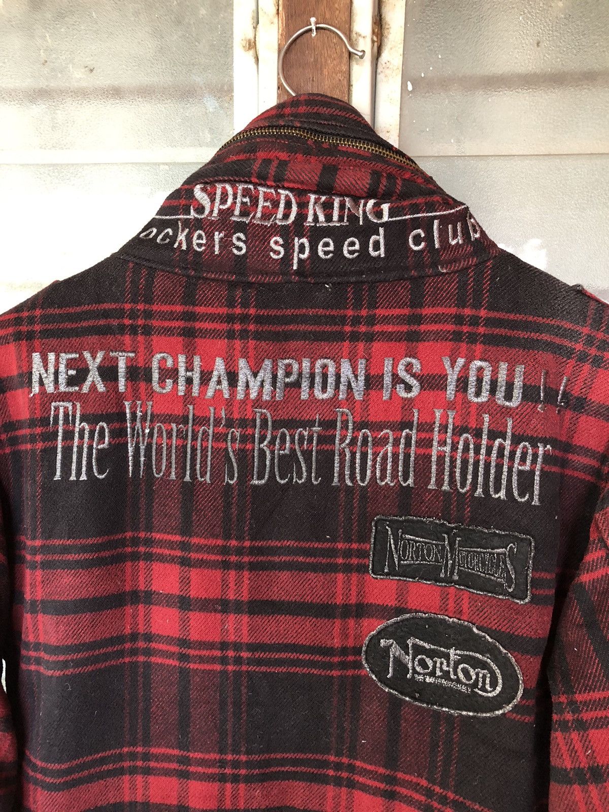 Norton Vintage Norton Hoodie Red Jacket Japanese Punk Size US M / EU 48-50 / 2 - 9 Thumbnail