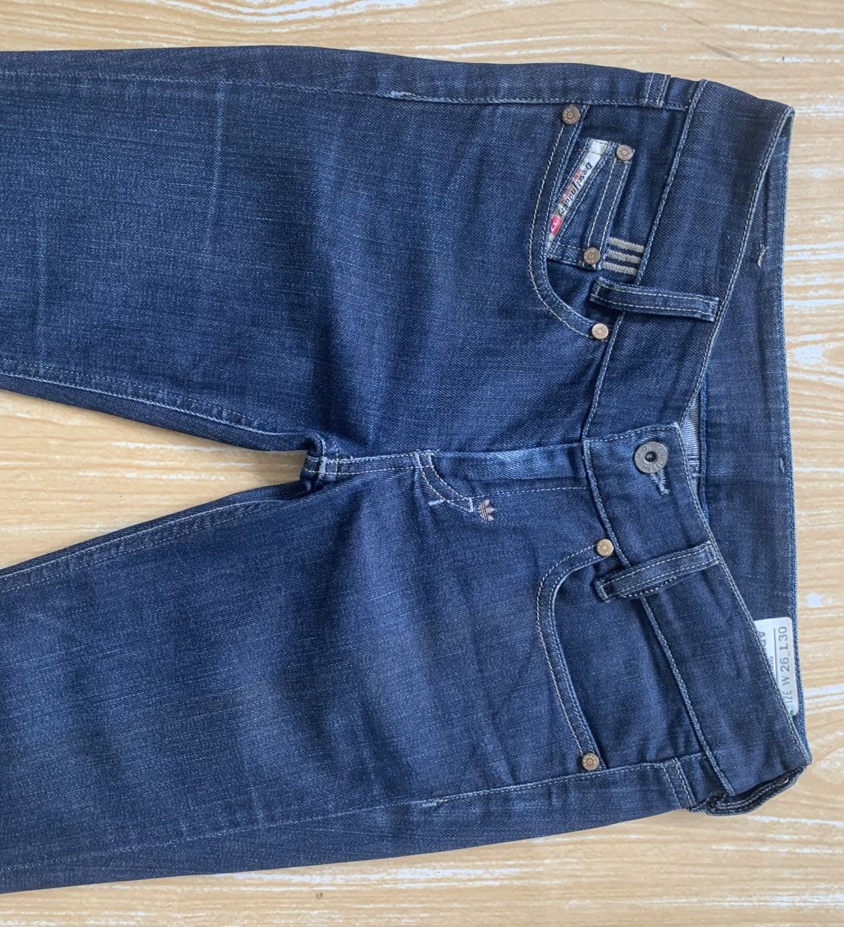 Adidas × Diesel Rare Diesel x Adidas ADI-LOUVELY Stretch Flare Jeans Pants Size US 27 - 6 Thumbnail
