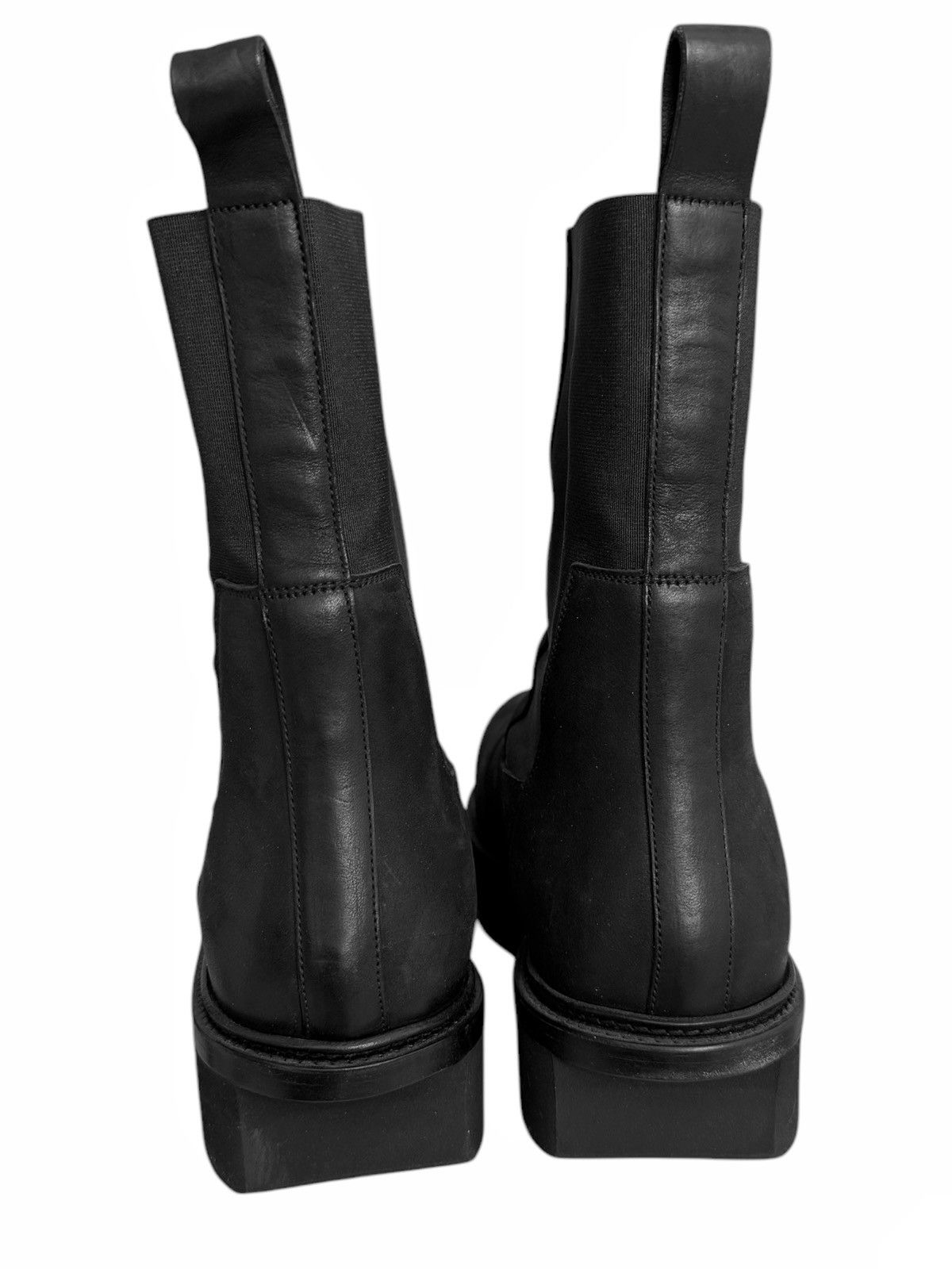 Rick Owens Megatooth Bozo Oiled Leather Boot Size US 9 / EU 42 - 3 Thumbnail