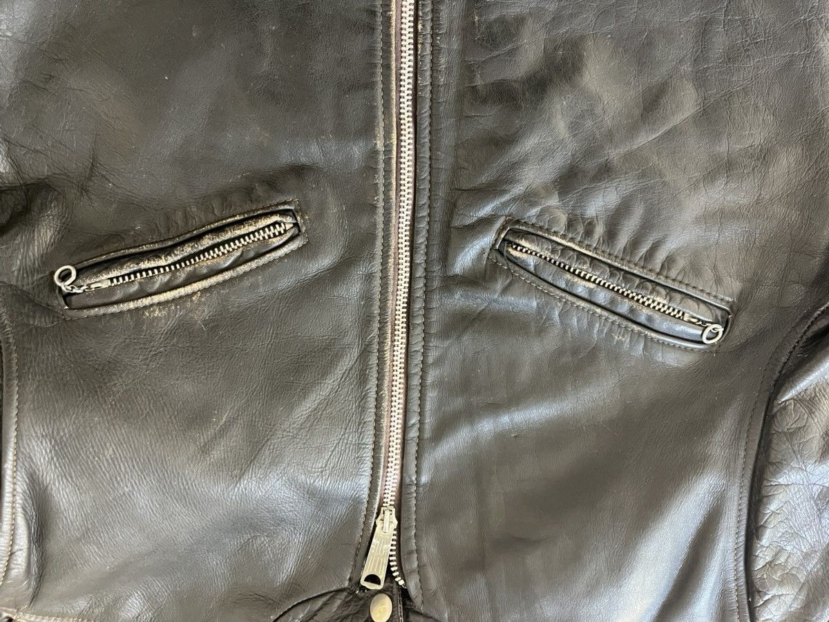 Schott Vintage 1960s Schott Perfect Steerhide Cafe Racer medium 40 Size US M / EU 48-50 / 2 - 17 Thumbnail