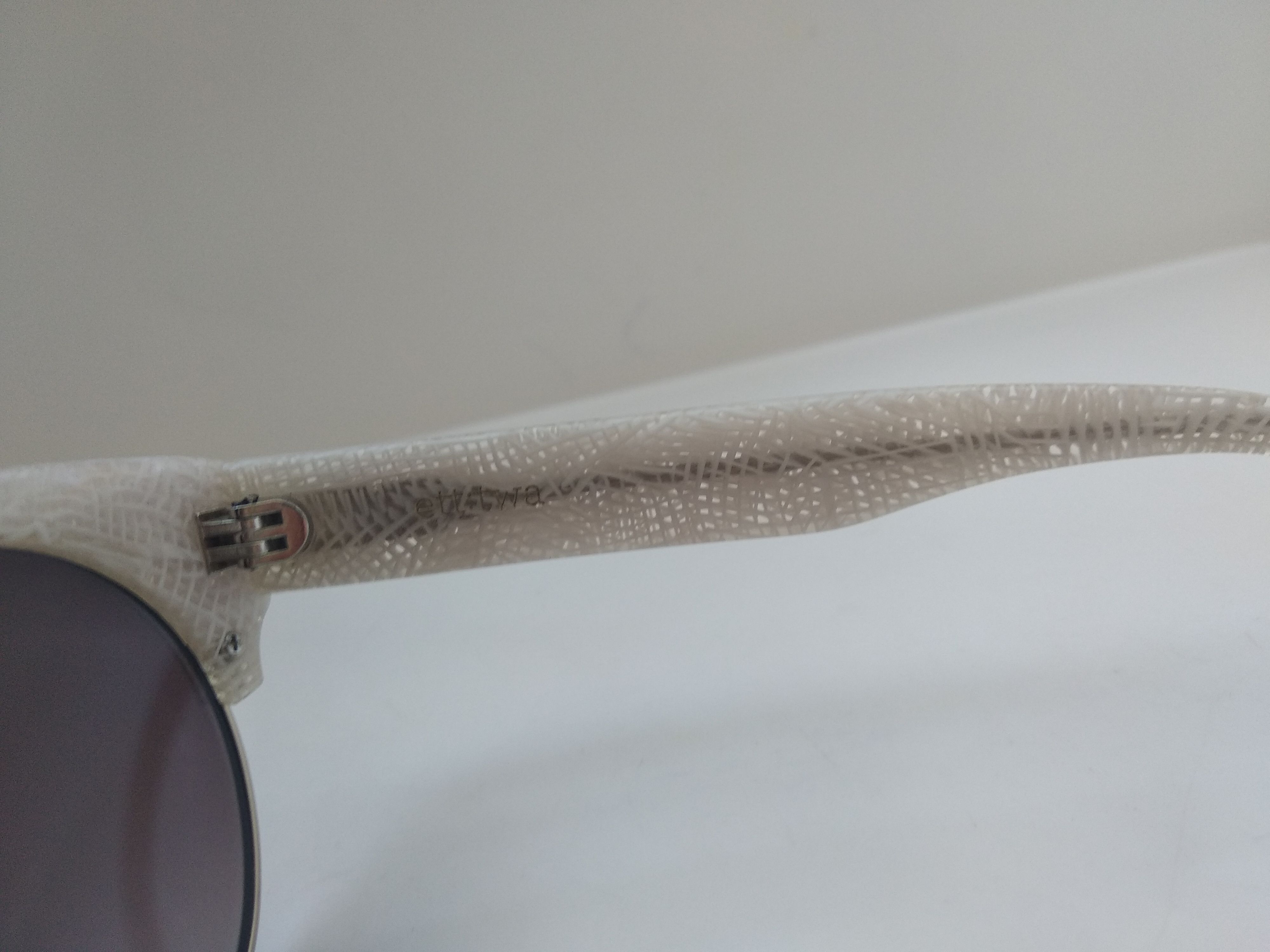 Other Ett:twa Jetlene White Gold Malcolm Cateye Sunglasses Size ONE SIZE - 4 Thumbnail