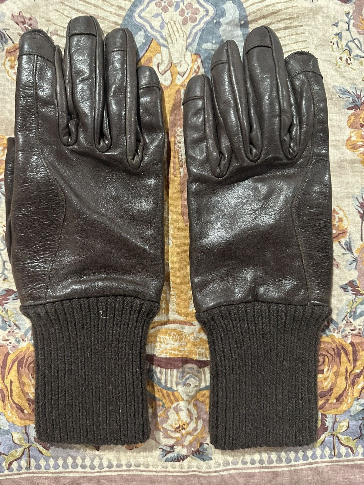 Rick Owens Rick Owens Touchscreen Leather Gloves Size ONE SIZE - 2 Thumbnail