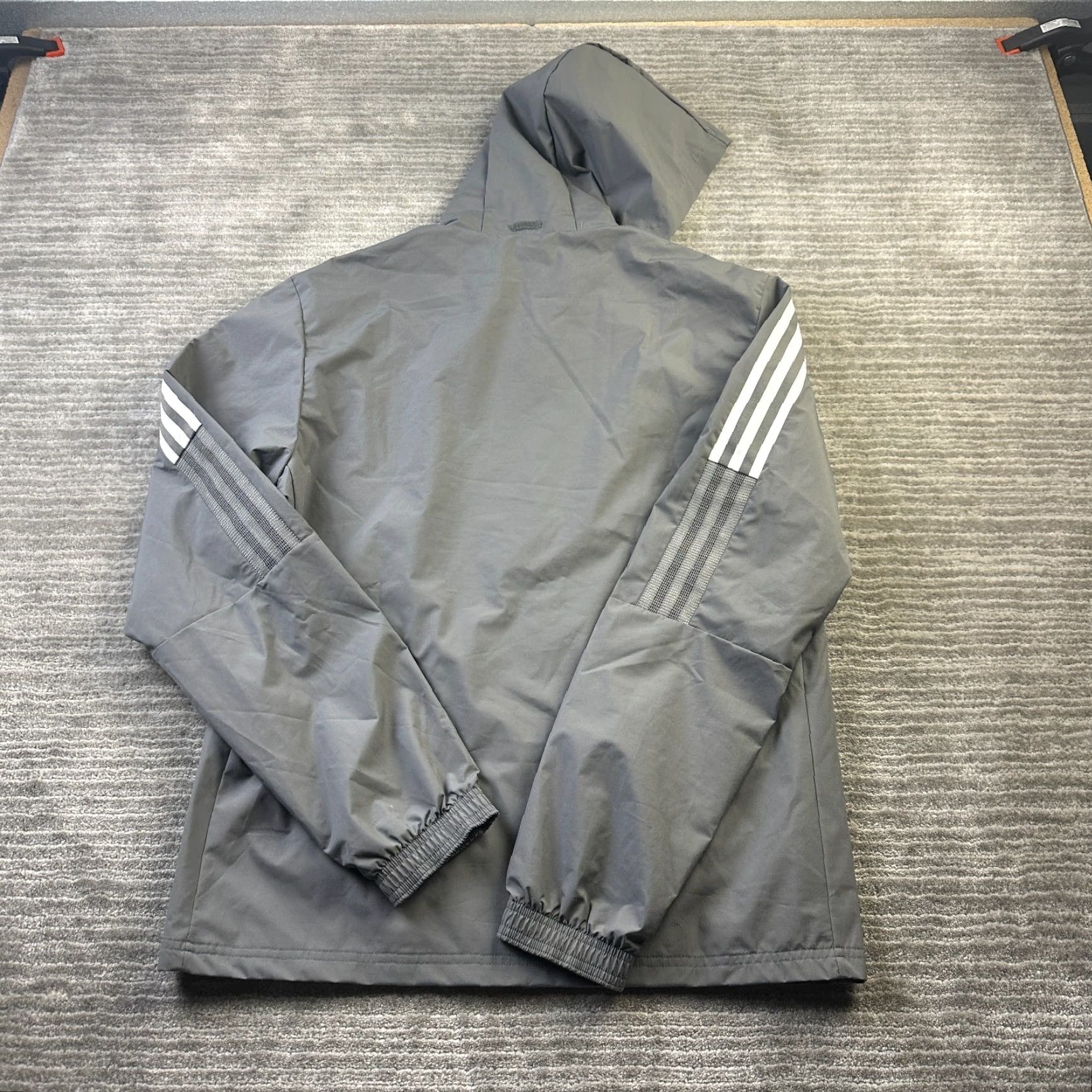 Adidas Adidas Jacket Mens Small Gray Full Zip Hooded Tiro 21 Gym Training Activewear Casual Travel Size US S / EU 44-46 / 1 - 2 Thumbnail
