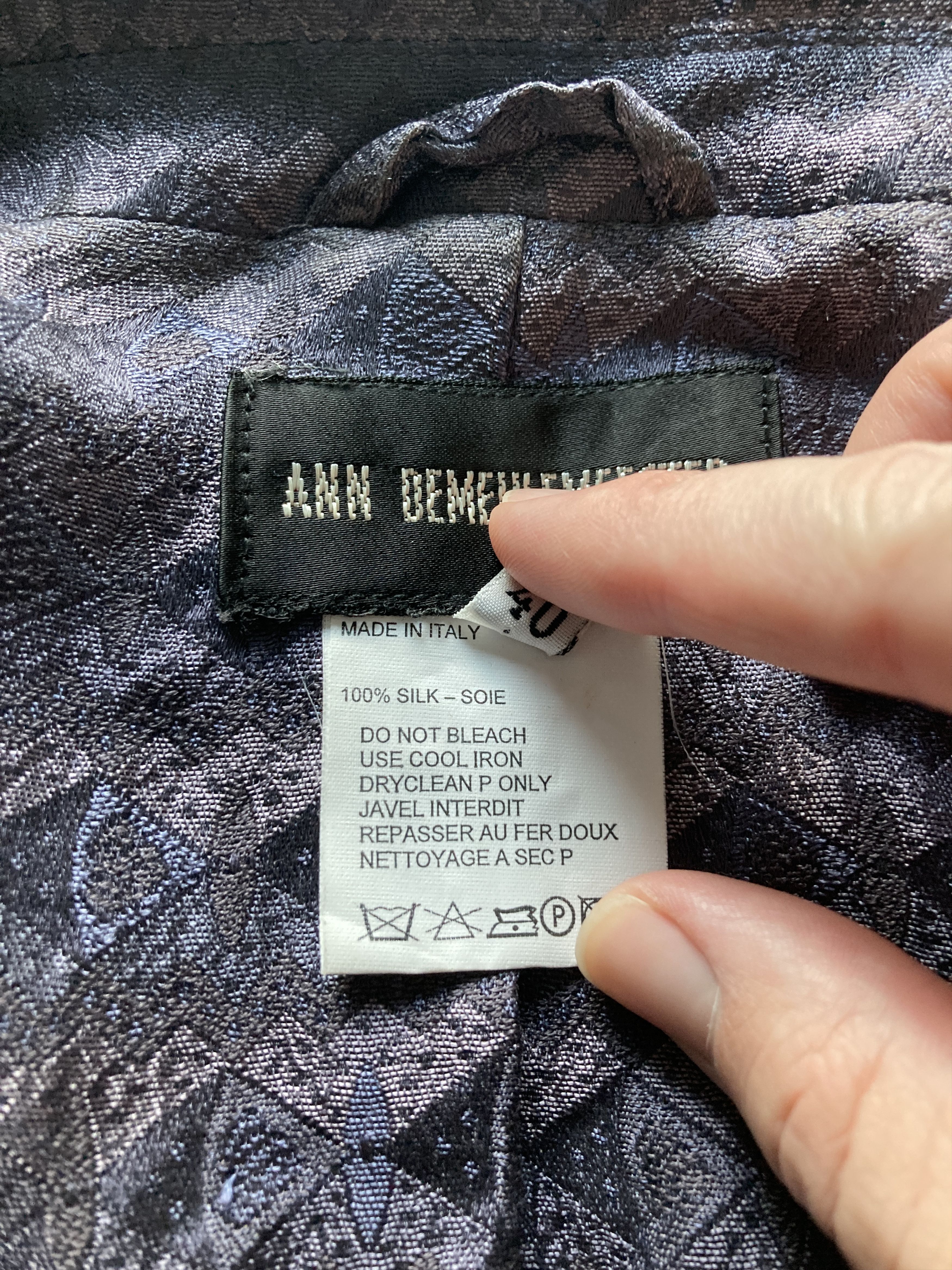 Ann Demeulemeester Early 90's Silk Jacket Size M / US 6-8 / IT 42-44 - 8 Thumbnail