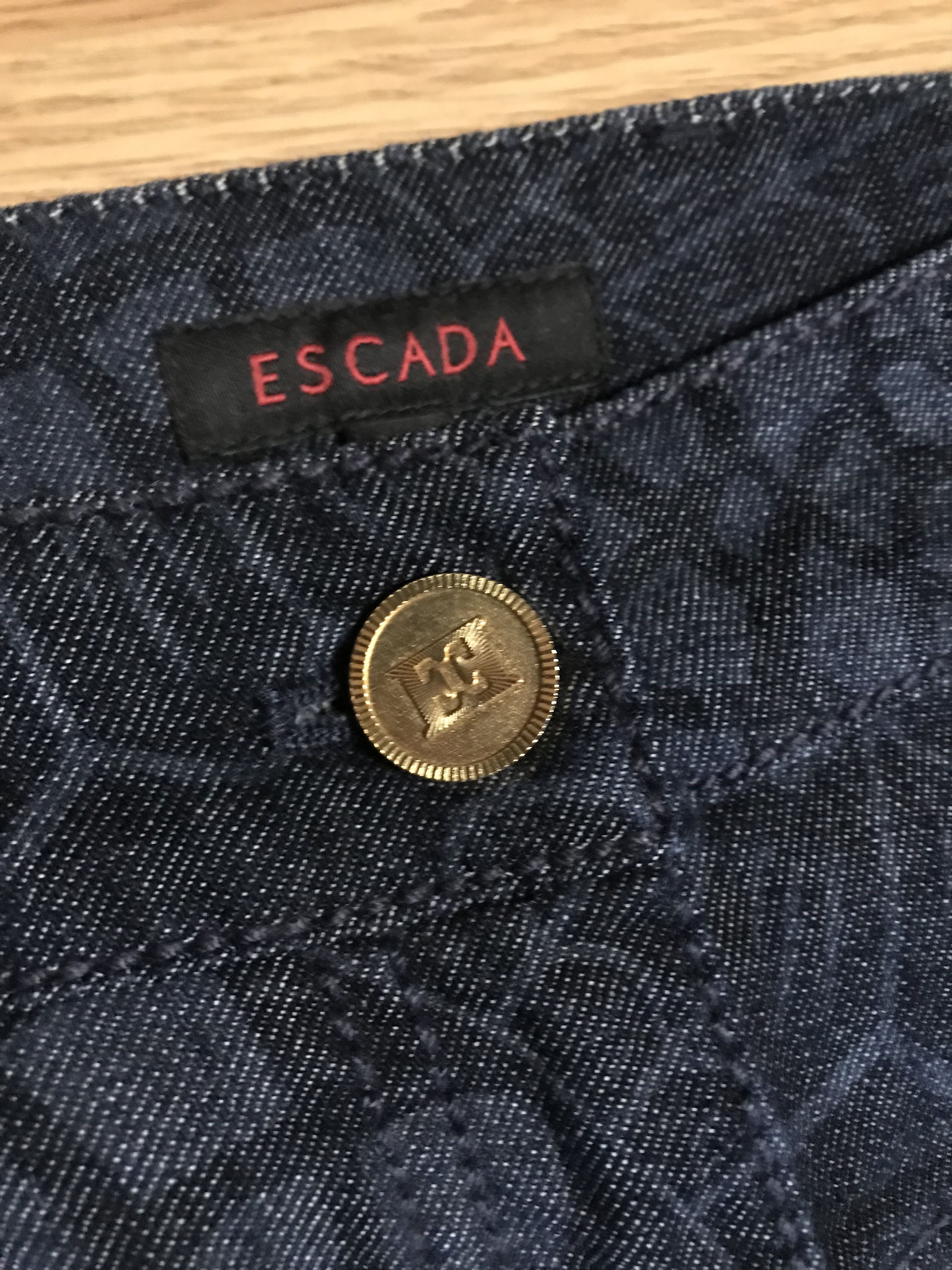 Escada **Retro Escada Patterned Jeans** Size 25" / US 0 / IT 36 - 3 Thumbnail