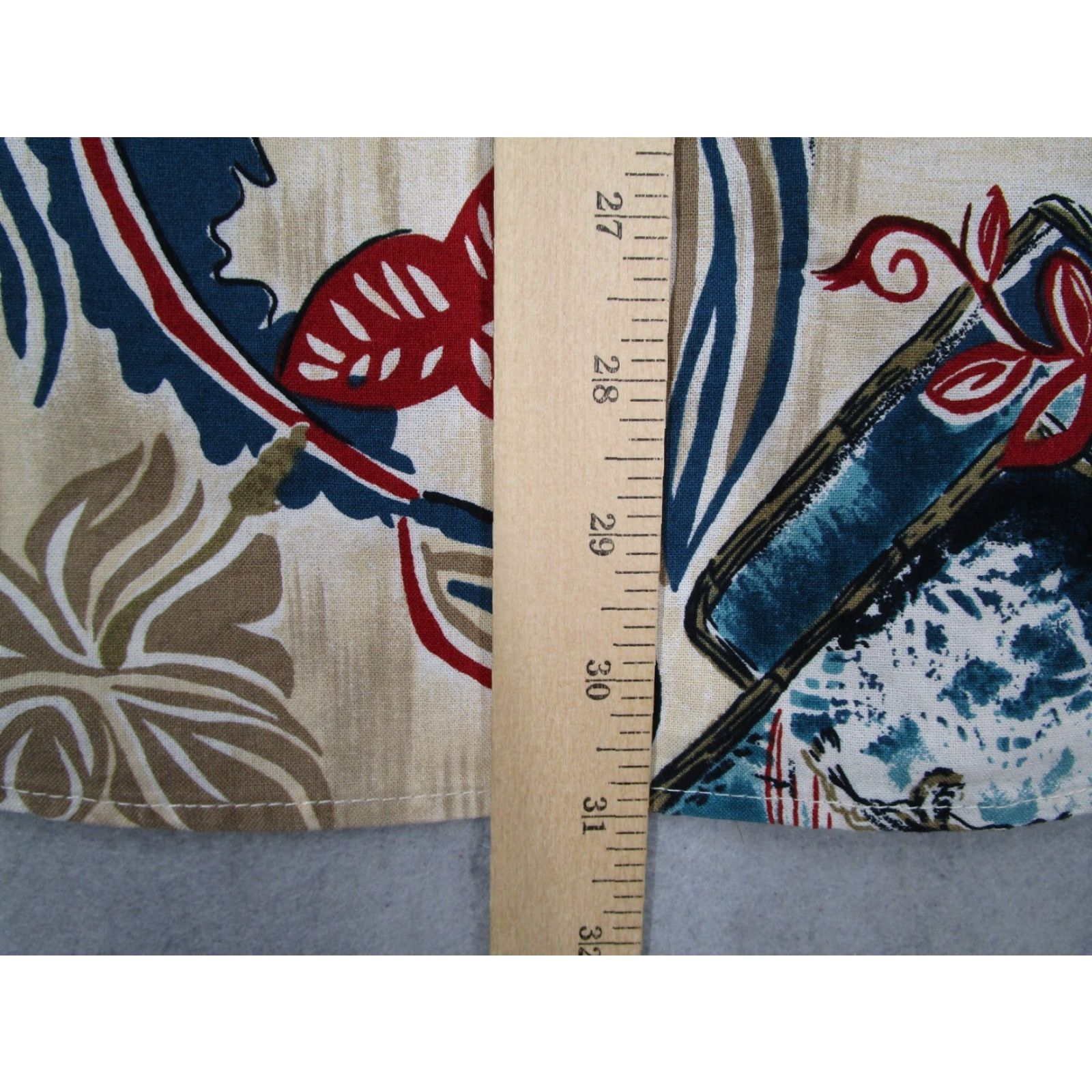 Vintage VINTAGE Straight Down Men's Hawaiian Shirt Short Sleeve Large Beige Bohemian Tropical Resort Nautical AOP Size US L / EU 52-54 / 3 - 6 Thumbnail