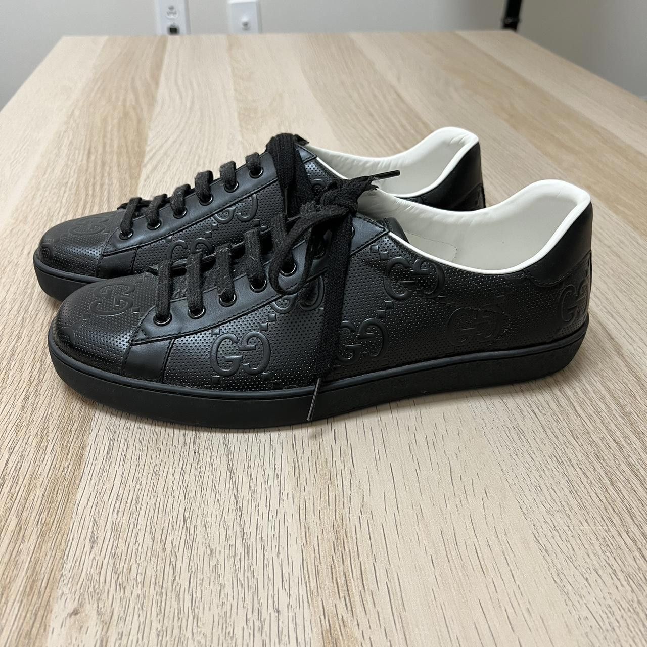 Gucci Gucci Men's Black Trainer Size US 9 / EU 42 - 4 Thumbnail