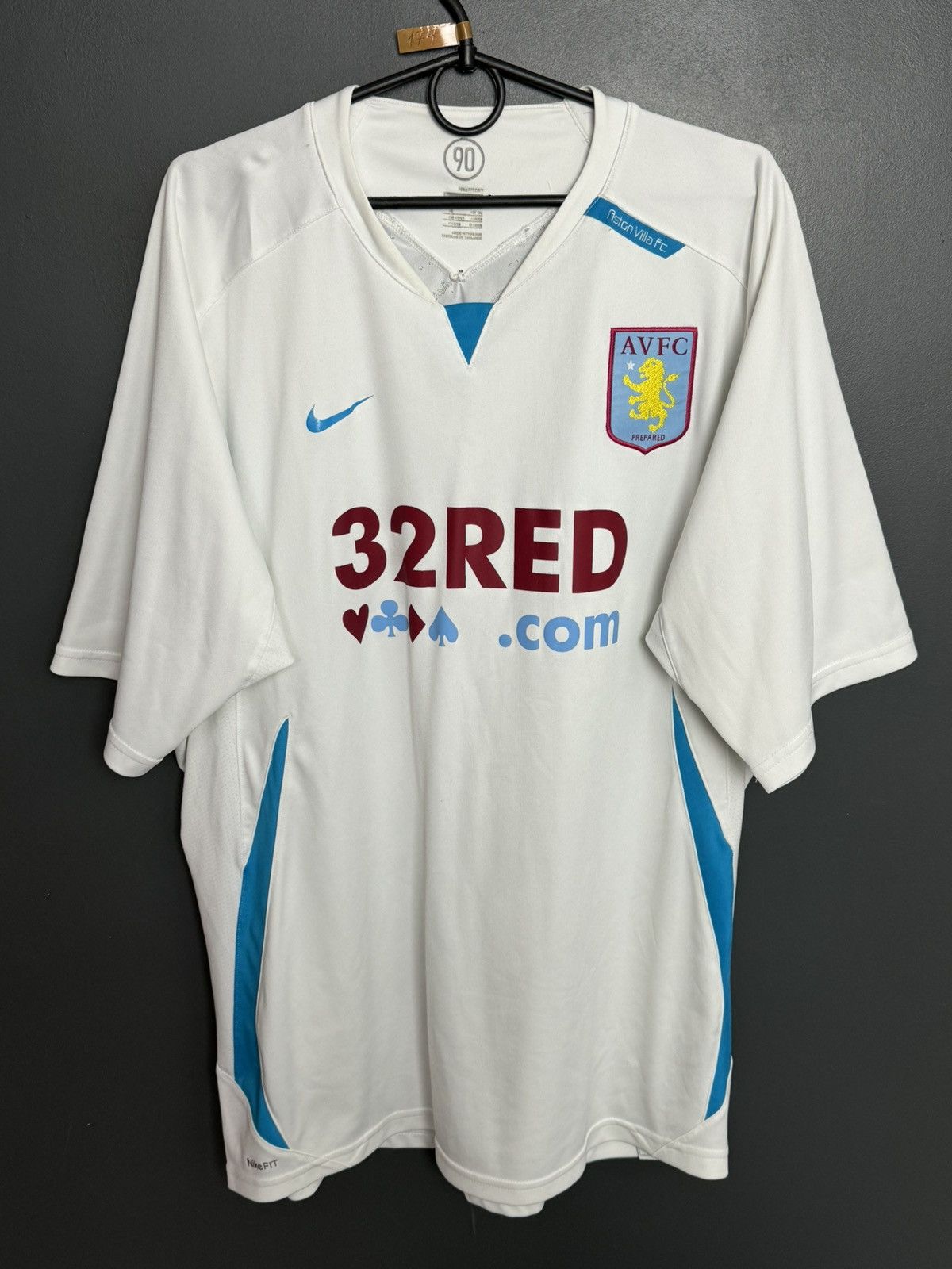 Nike Aston Villa 07/08 Training Football Jersey Size US XL / EU 56 / 4 - 1 Thumbnail