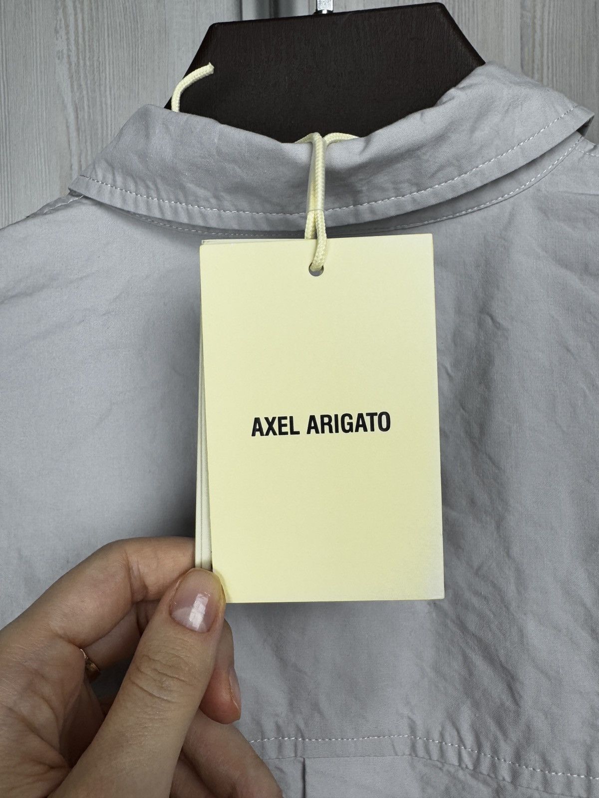 Axel Arigato Axel Arigato pale grey midas wrap shirt size S Size US S / EU 44-46 / 1 - 10 Thumbnail