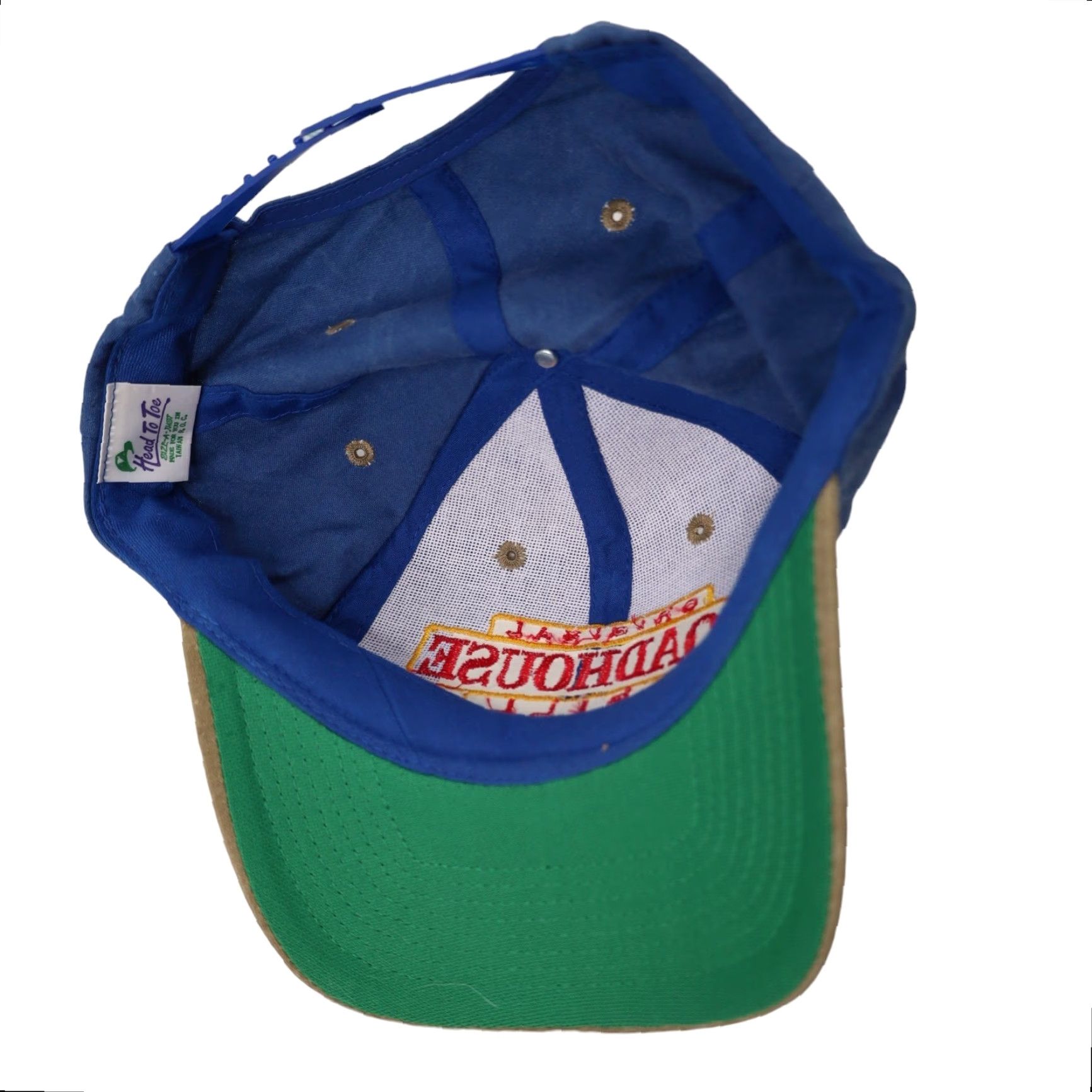 Vintage VINTAGE Road House Bar and Grill Snapback Hat Blue OS Trucker Hat Men Size ONE SIZE - 6 Thumbnail