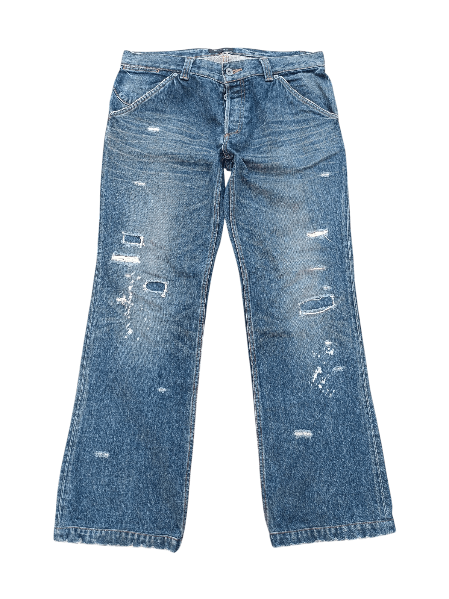JOSEPH HOMME × Japanese Brand × Vintage CRAZY FADE JOSEPH HOMME BUCKLE BACK DENIM Size US 34 / EU 50 - 2 Thumbnail