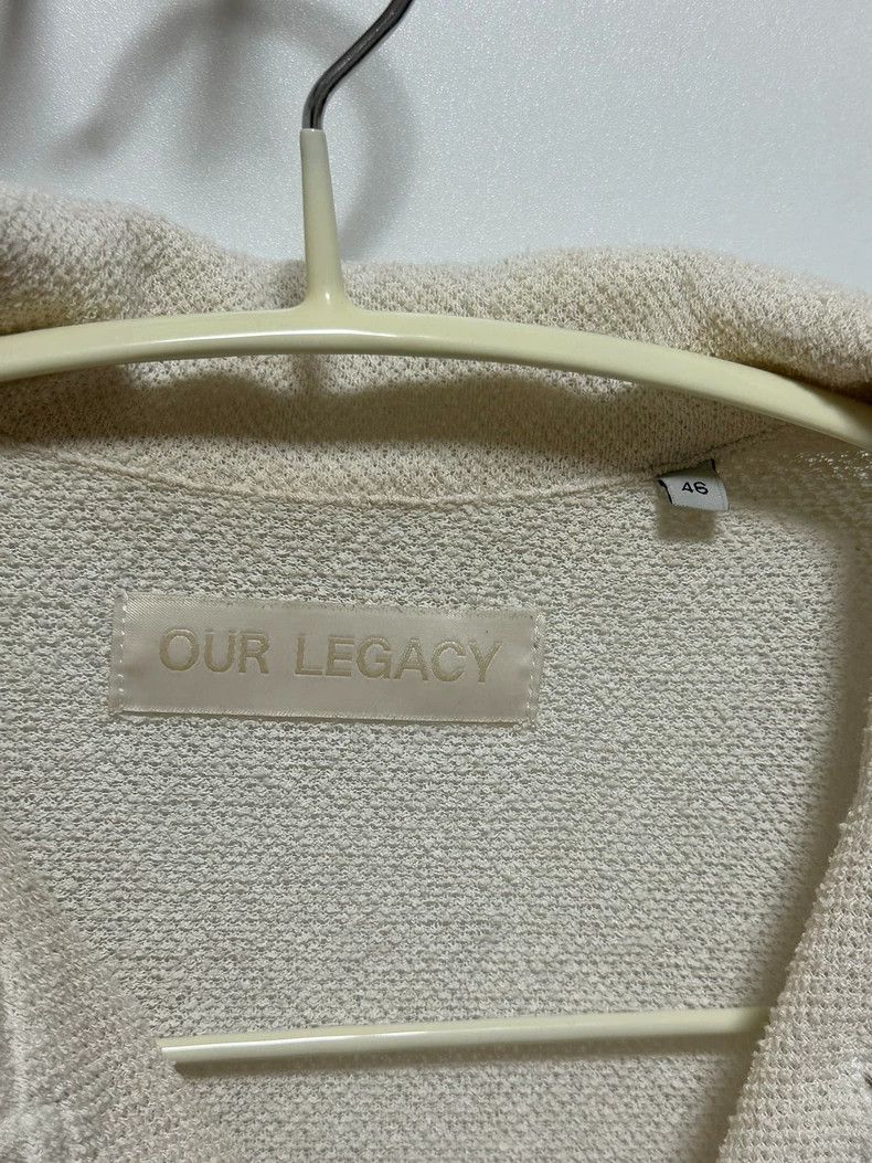 Our Legacy Our Legacy size46 White towel short-sleeved shirt Size US S / EU 44-46 / 1 - 3 Thumbnail