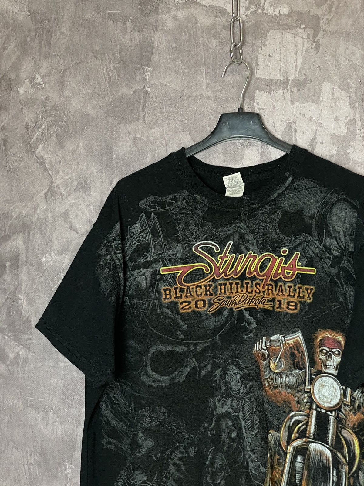 Band Tees × West Coast Choppers Vintage Sturgis Black Hills Rally 2019 T Shirt Size US L / EU 52-54 / 3 - 6 Thumbnail
