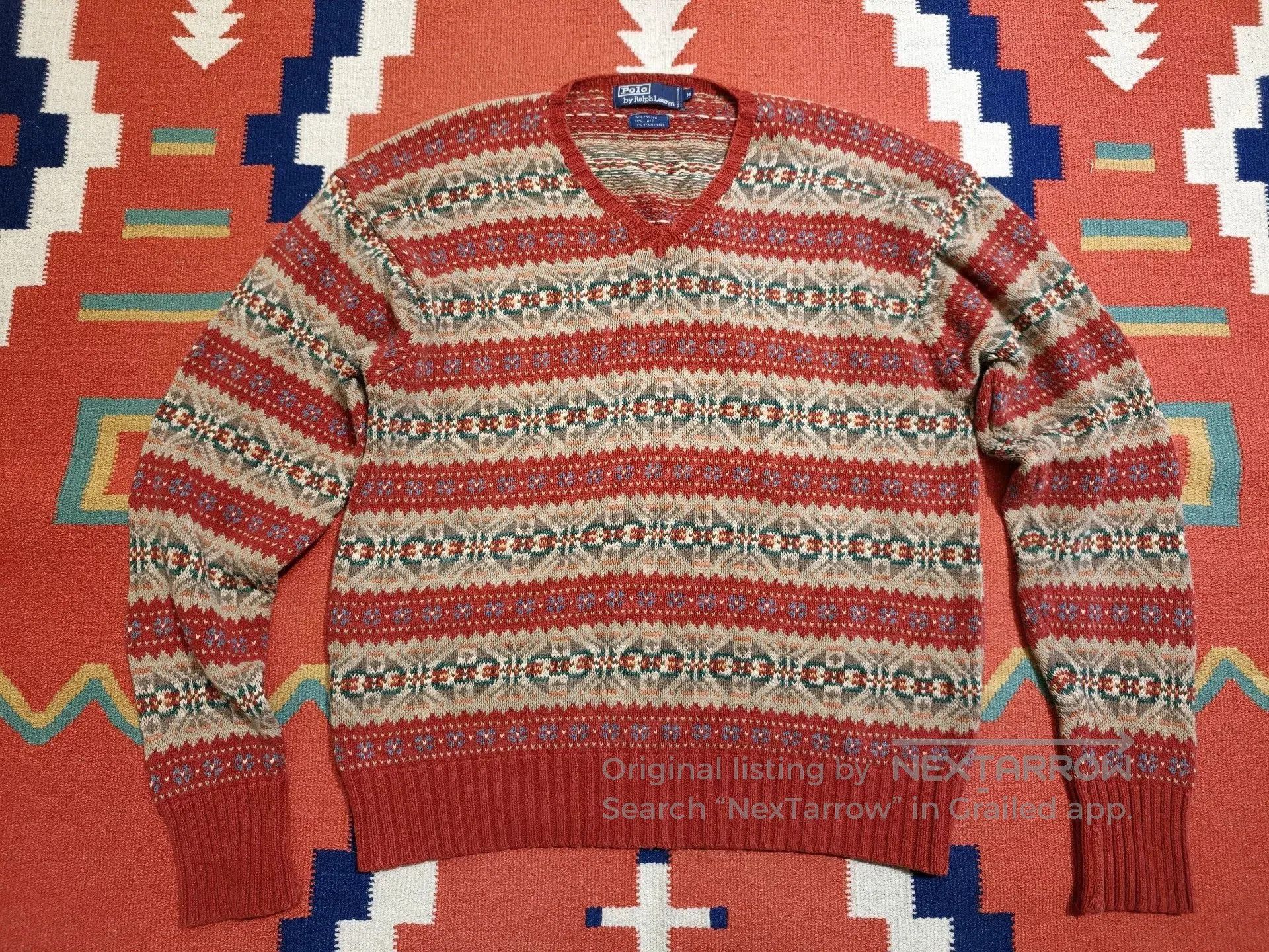 RRL Ralph Lauren Vintage Ralph Lauren Fair Isle Sweater. Size US M / EU 48-50 / 2 - 1 Thumbnail