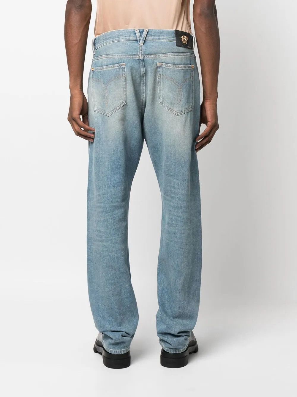 Versace o1y0425 Denim Pant in Light Blue Size US 33 - 3 Thumbnail