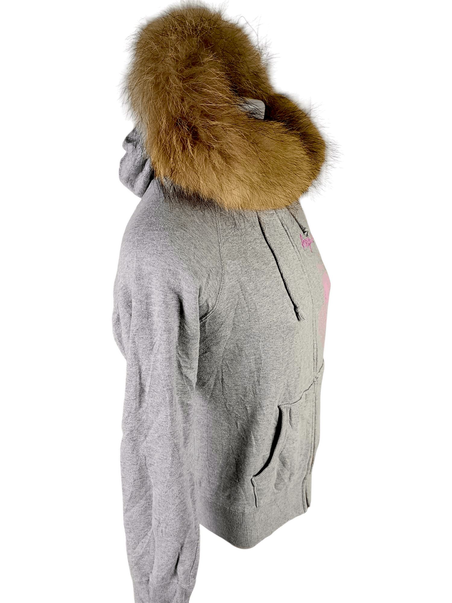 Angel Blue × Japanese Brand × Le Grande Bleu (L.G.B.) "ANGLE 💙 BLUE" R❤️ute 33 Fur Hoodie LGB Style Size US L / EU 52-54 / 3 - 5 Thumbnail