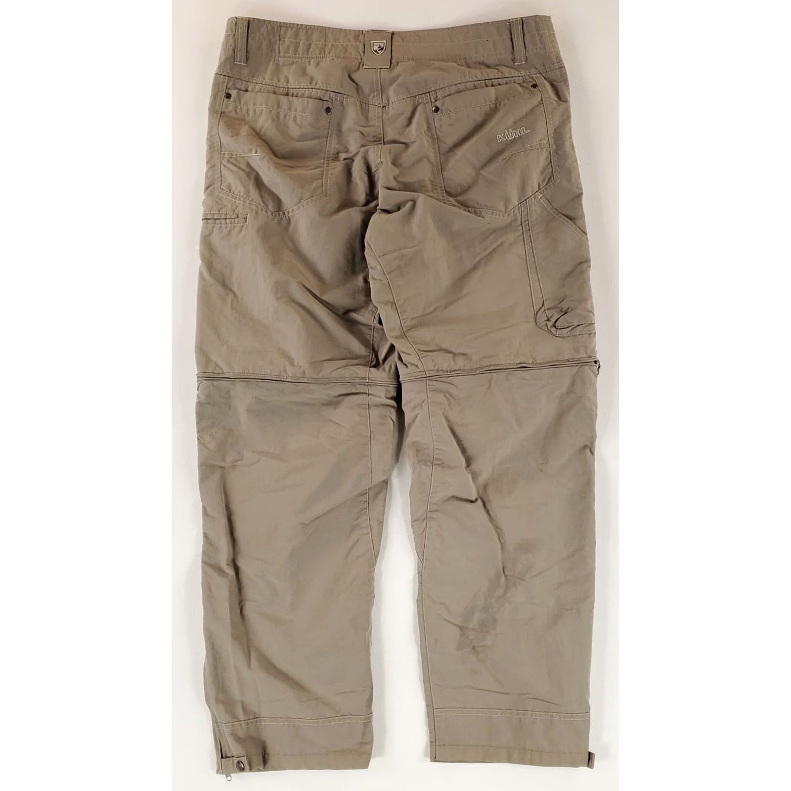 Olive Kuhl Pants Liberator Convertible Stealth Olive Brown Mens 36x30 Pants Regular Men Brown 30 Inseam Casual Convertible Mens Brown 36 30 Size US 36 / EU 52 - 6 Thumbnail