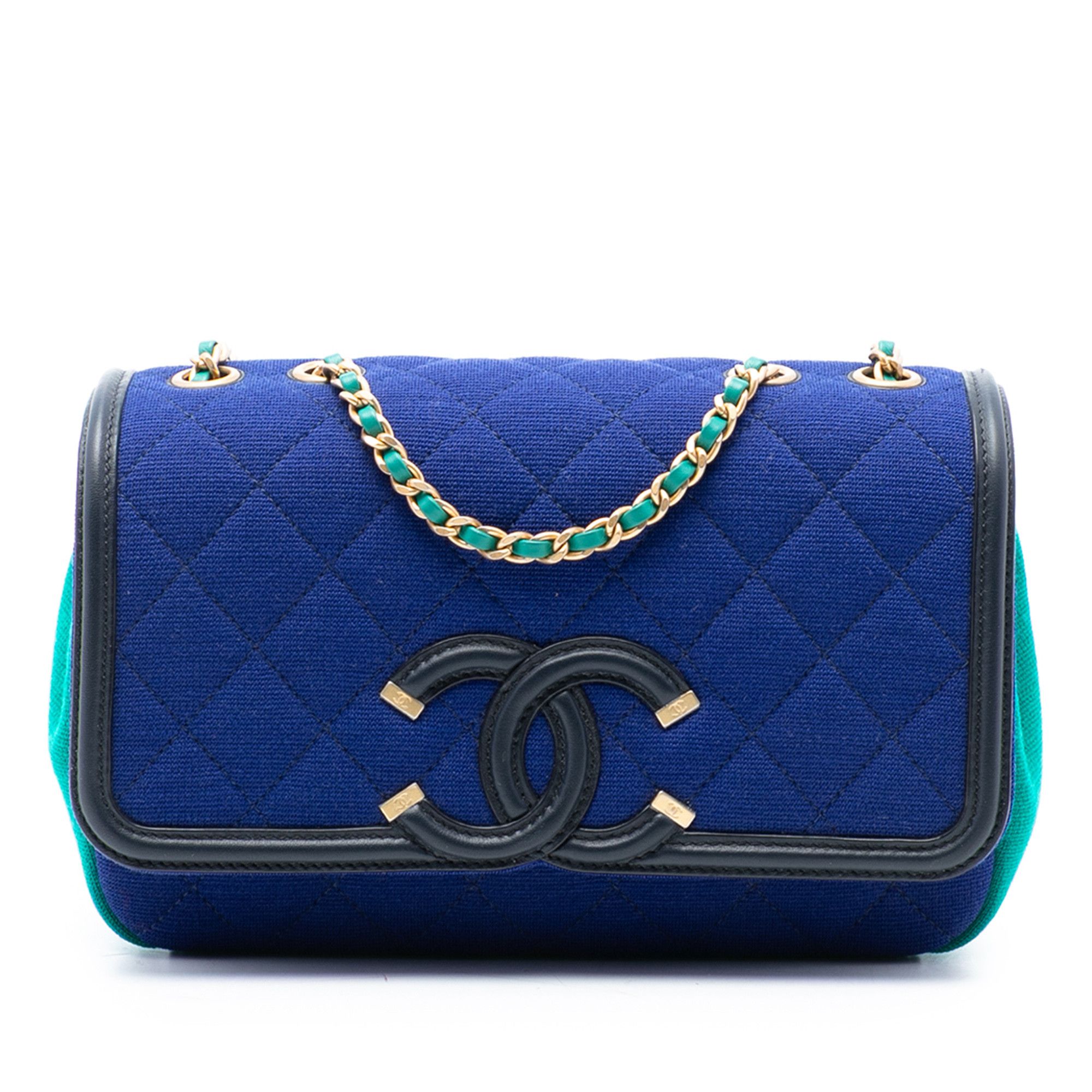 Chanel Chanel Small Jersey CC Filigree Flap Size ONE SIZE - 1 Thumbnail