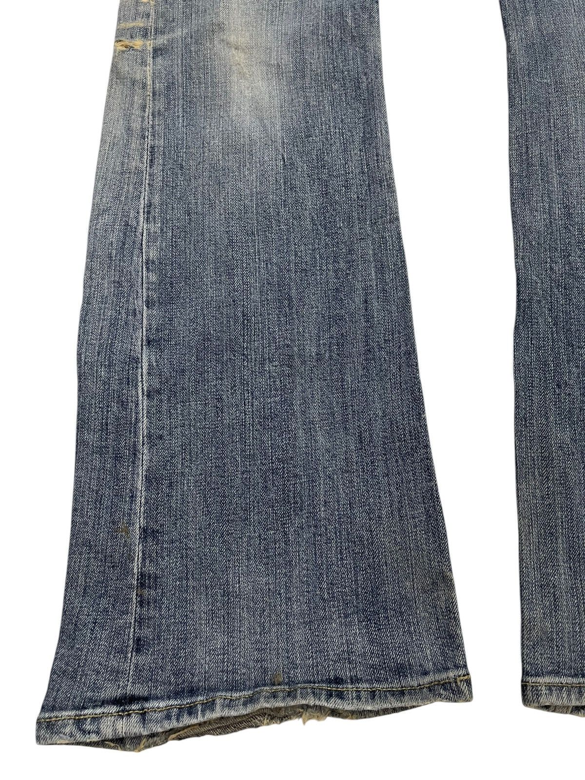 If Six Was Nine Vintage Japanese Brand Blue Faded Wash Style Flare Jeans Size US 32 / EU 48 - 7 Thumbnail