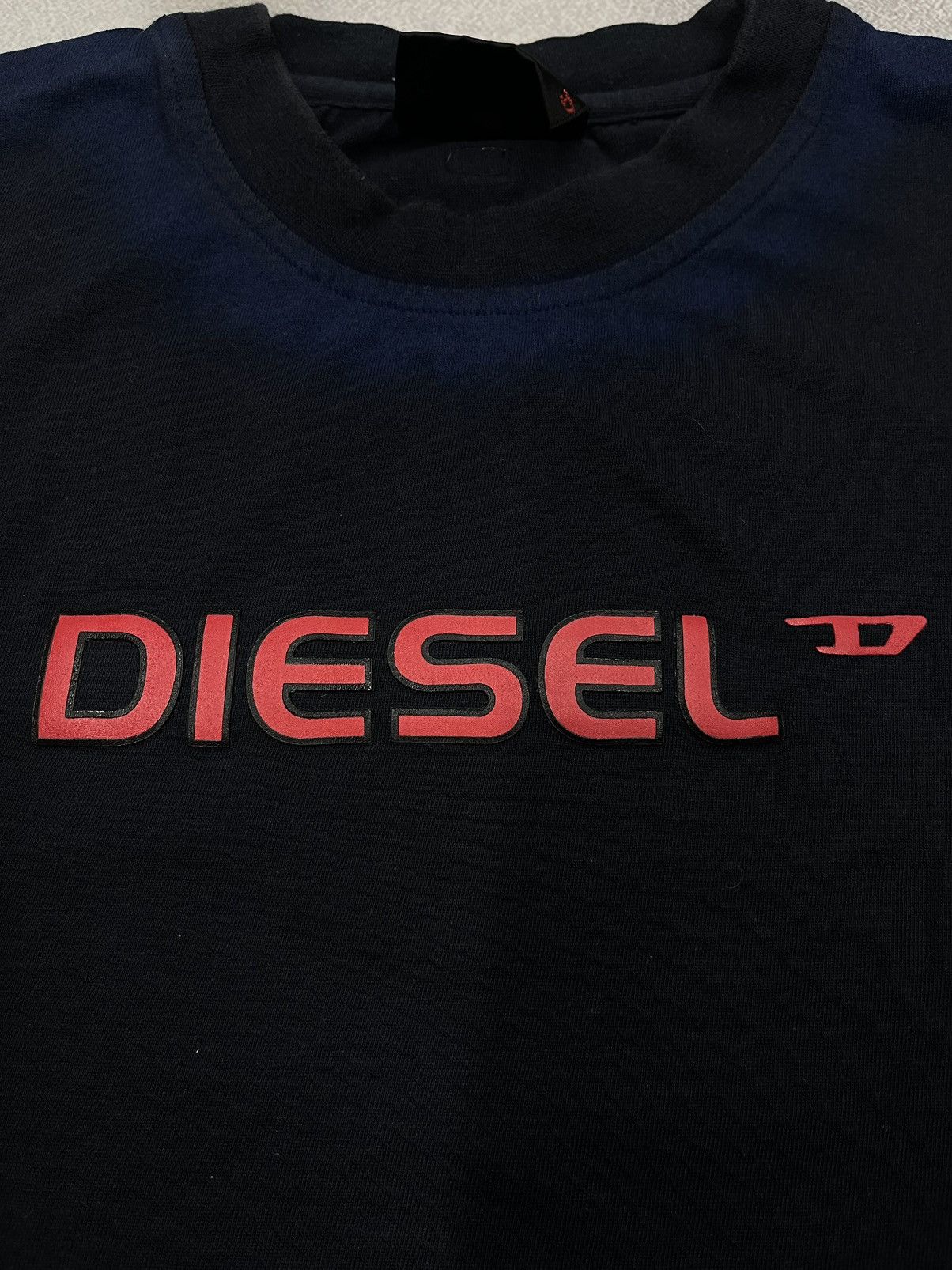 Diesel Vintage Diesel T Shirt Navy Double Logo Y2K Size S Size US S / EU 44-46 / 1 - 5 Thumbnail