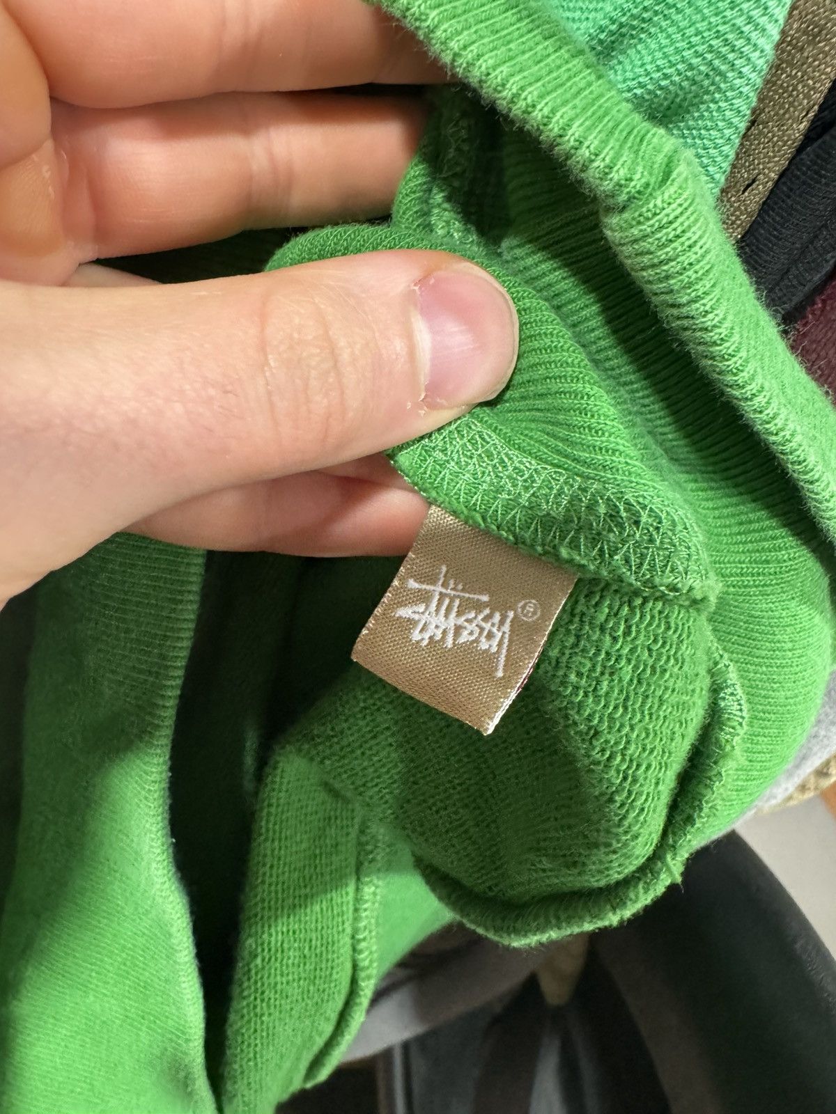 Stussy × Vintage Stussy spell out script logo crewneck sweatshirt Size US L / EU 52-54 / 3 - 6 Thumbnail