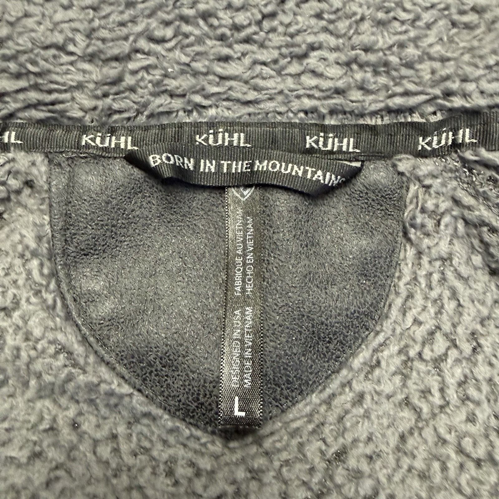 Kuhl Kuhl Fleece Womens Vest Gray Full Zip Size Large Hidden Hood Size L / US 10 / IT 46 - 7 Thumbnail