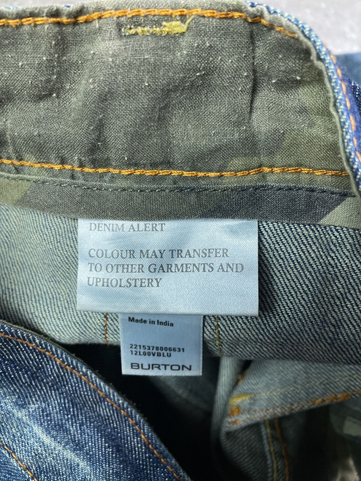 Burton × Vintage Vintage Y2K Burton baggy cargo denim jeans pants Size US 32 / EU 48 - 5 Thumbnail