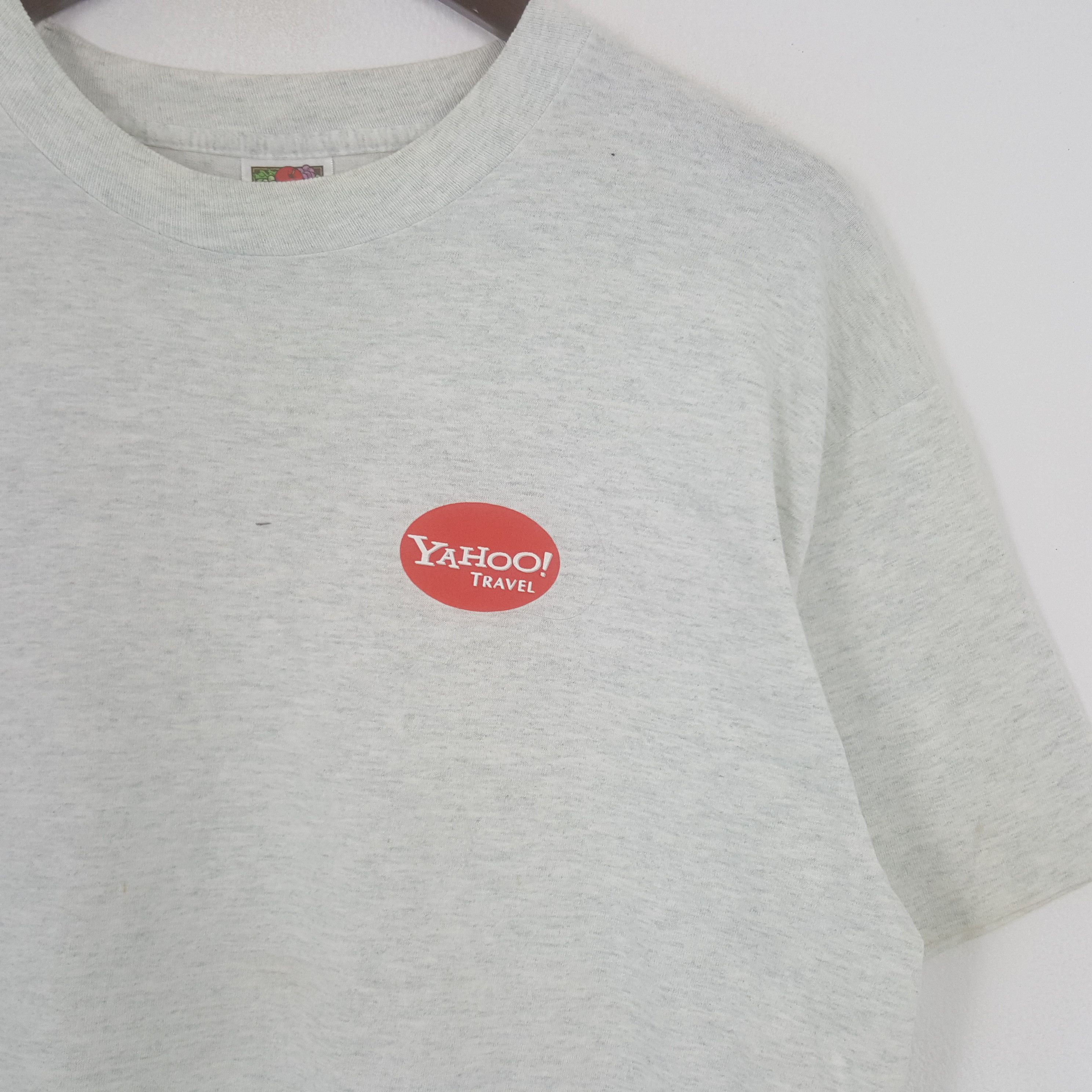 Vintage Vintage Yahoo Travel T-shirt Size US L / EU 52-54 / 3 - 4 Thumbnail