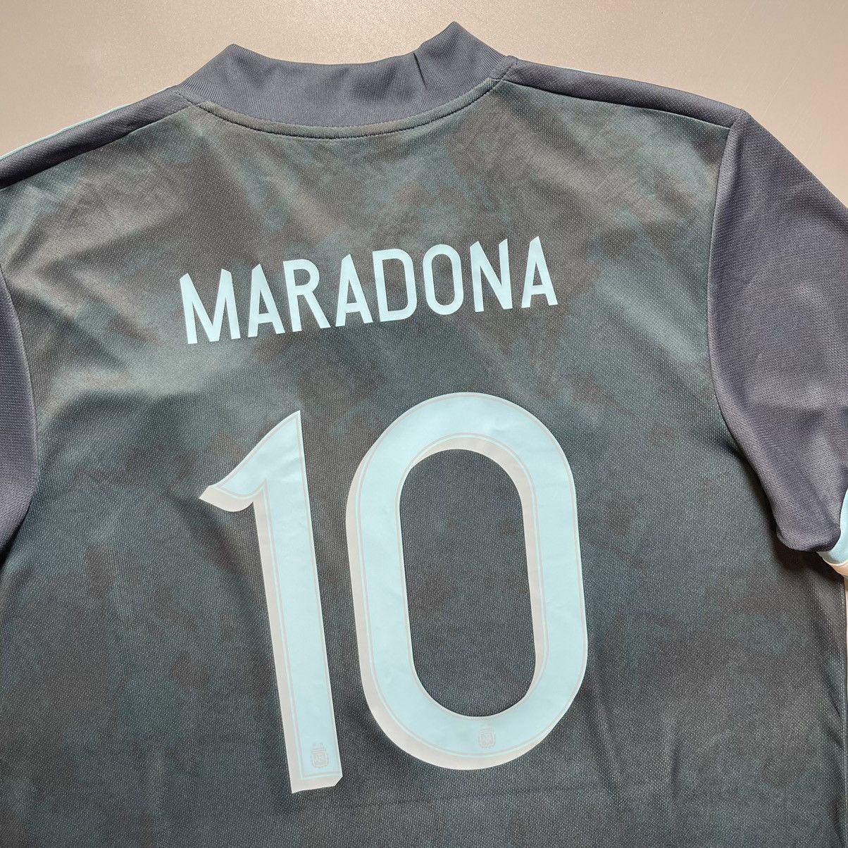Adidas × Vintage ARGENTINA ADIDAS 2019/2020 FOOTBALL AWAY JERSEY #10 MARADONA Size US XL / EU 56 / 4 - 9 Thumbnail