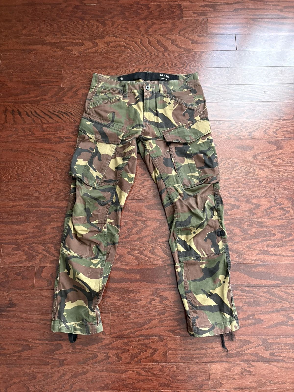 G-Star G Star Rovic 3D Tapered Camo Cargo Pants Size US 28 / EU 44 - 1 Thumbnail