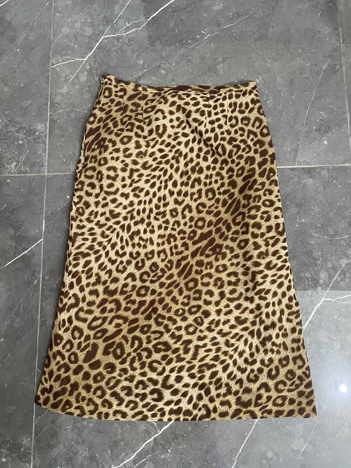 Yohji Yamamoto Mathaichi Japanese Skirt Leopard Avntgarde Yohji Issey Size 26" / US 2 / IT 38 - 1 Thumbnail