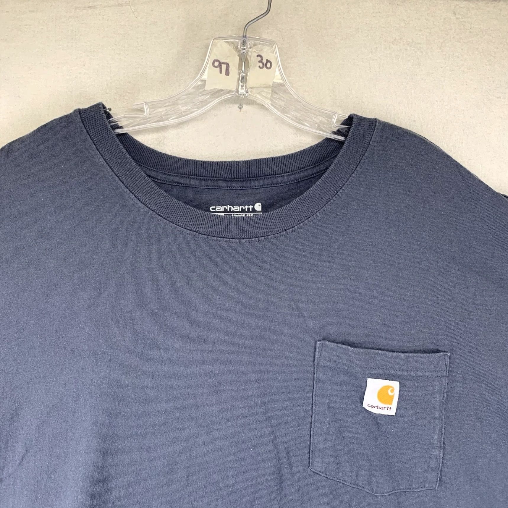 Carhartt Carhartt Mens Blue Stone 3XL Short Sleeve T-Shirt Loose Fit All Cotton EUC Size US XXL / EU 58 / 5 - 5 Thumbnail