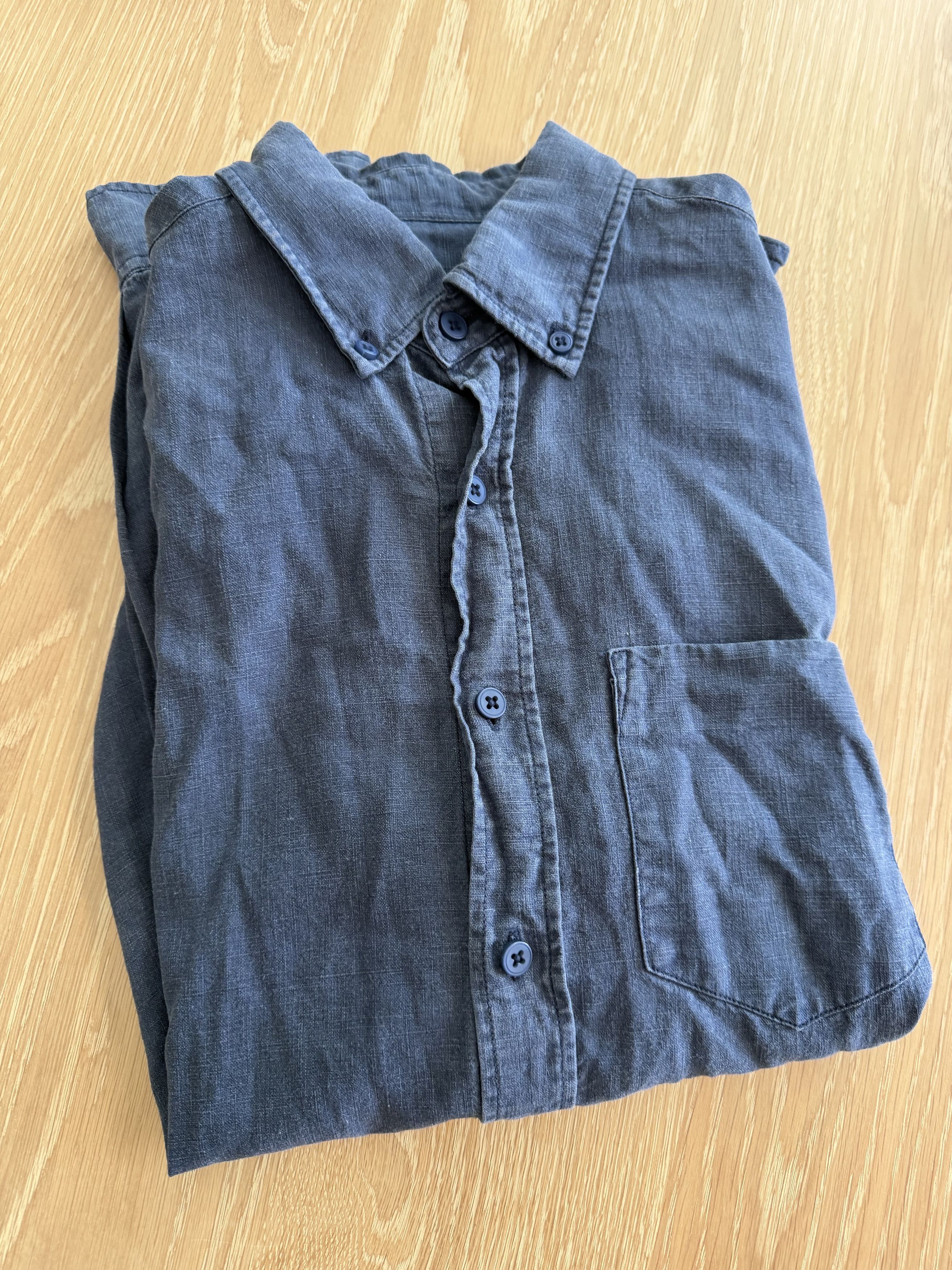 Outlier Ramielust Navy Men's Shirt Size US S / EU 44-46 / 1 - 2 Thumbnail