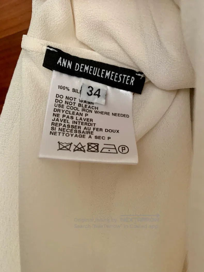 Ann Demeulemeester Ann Demeulemeester Asymmetrical Silk Long Vest Size XXS / US 00 / IT 34 - 5 Thumbnail