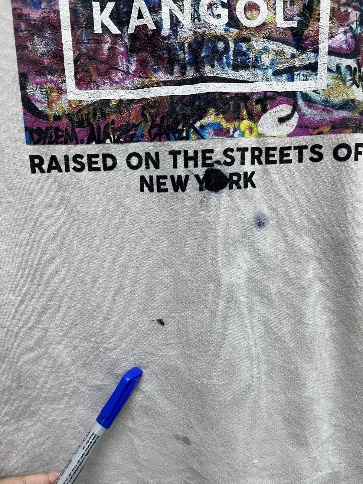 Kangol × Rap Tees Kangol back print tee Size US L / EU 52-54 / 3 - 3 Thumbnail