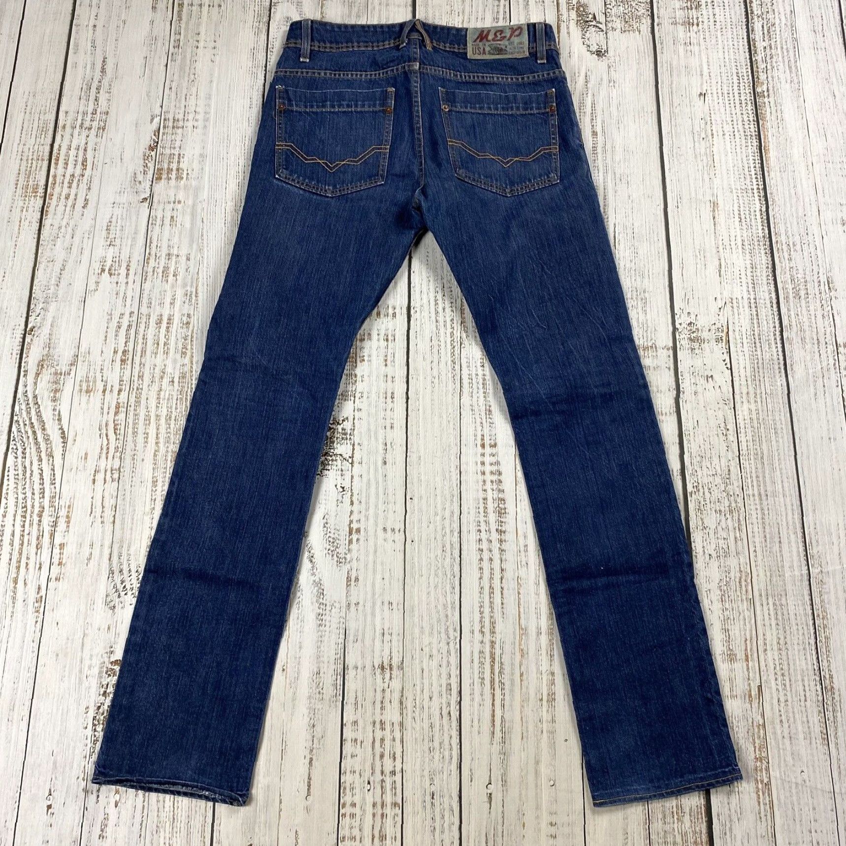 Vintage VINTAGE Interstate Jeans Bootcut Dark Wash Denim Mens Size 32 (33x33.5) USA Size US 32 / EU 48 - 6 Thumbnail