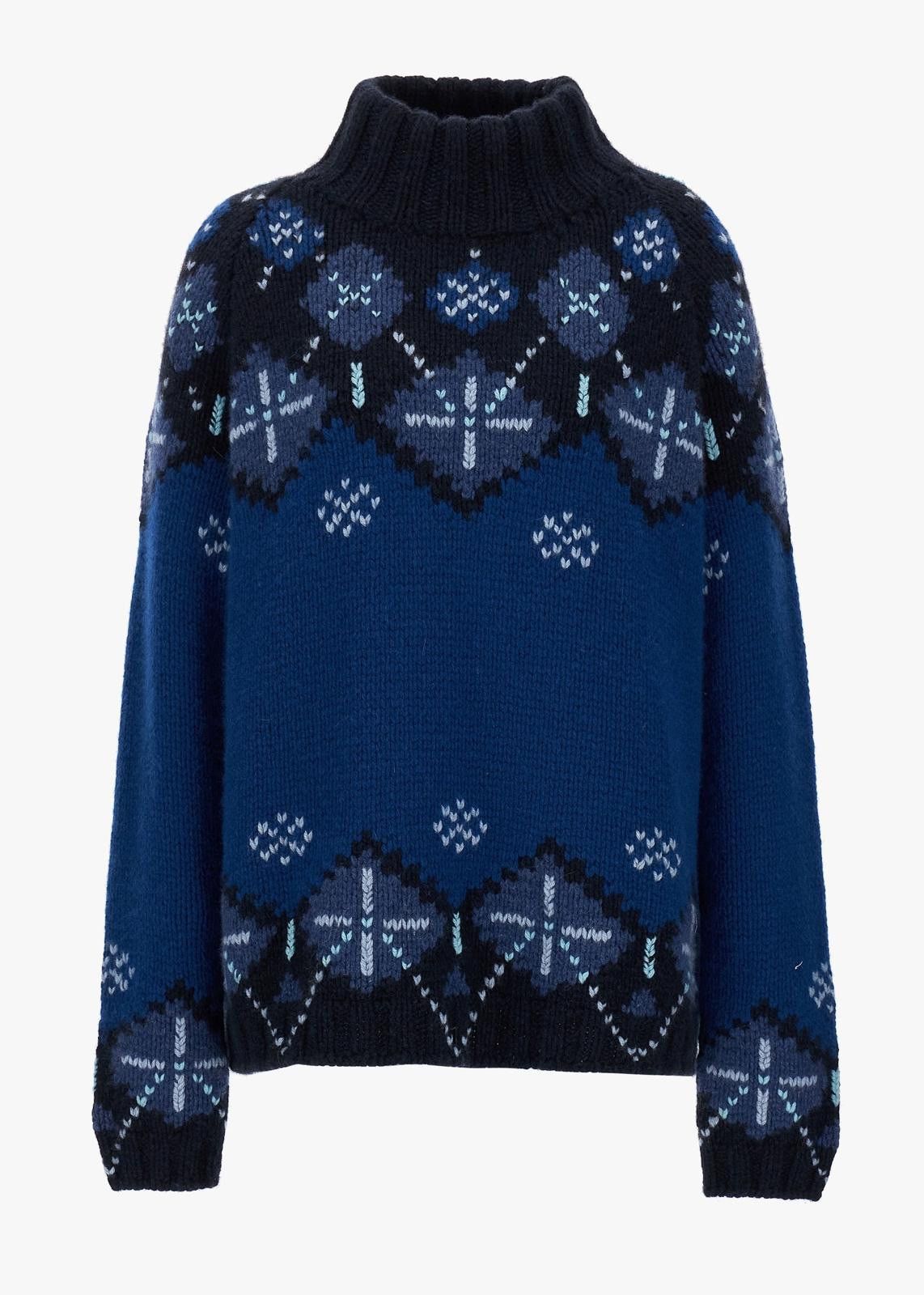 Loro Piana o1srvl11e0125 Deer Valley Turtleneck Sweater in Multicolor Size S / US 4 / IT 40 - 1 Thumbnail