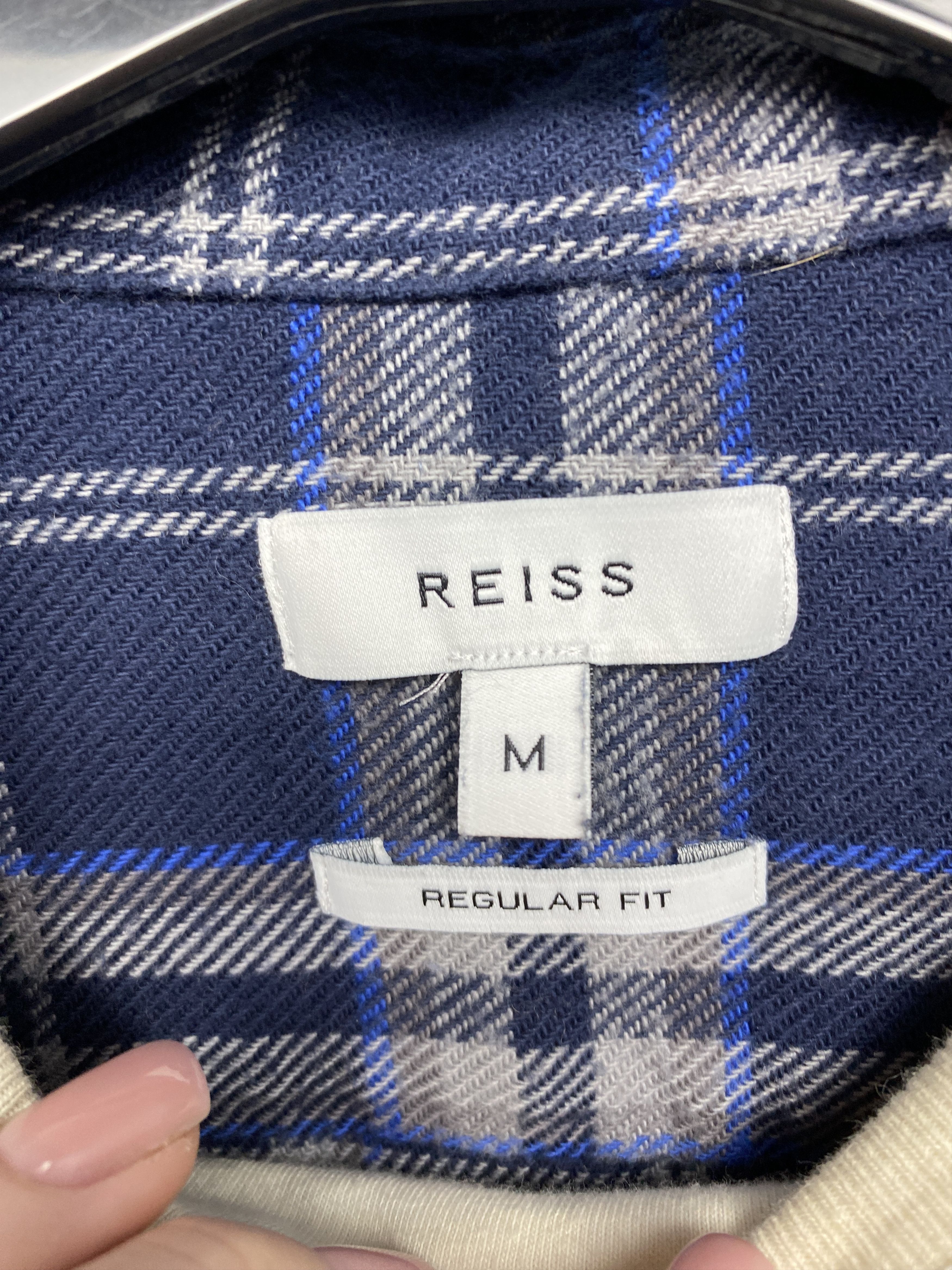 Reiss Reiss Mens Flannel Plaid Shirt Size US M / EU 48-50 / 2 - 3 Thumbnail