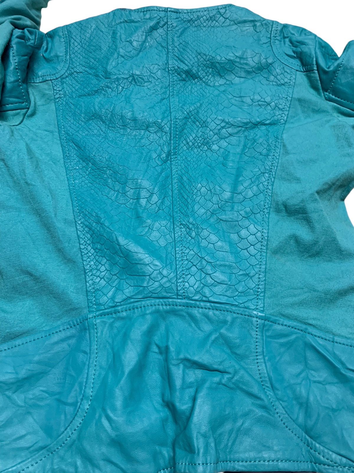 Imperial × Vintage IMPERIAL TURQUOISE PLEATHER JACKET Size US S / EU 44-46 / 1 - 9 Thumbnail