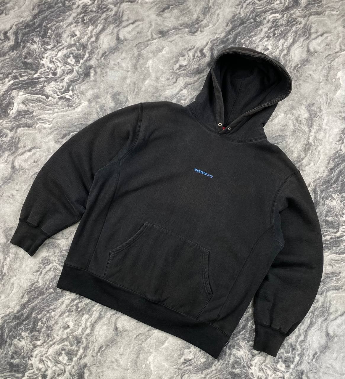 Supreme Supreme Number One Hooded Сenter Logo Men Size L Black Size US L / EU 52-54 / 3 - 1 Thumbnail